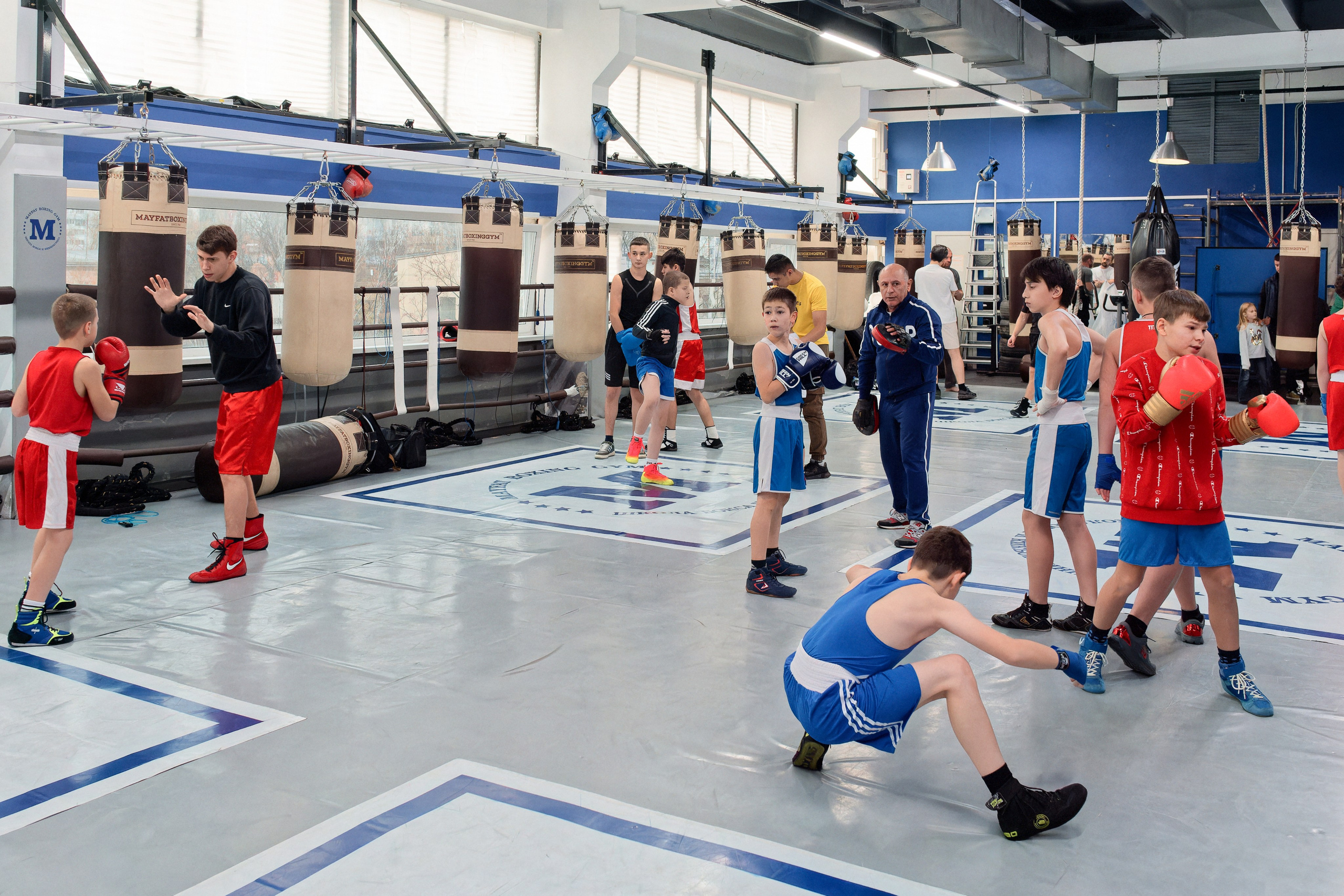 «Открытый ринг» в школе бокса Сергея Майфата. Зеленоград, 12.11.2023 г. Фотограф Никифоров-Гордеев Сергей. Москва и МО