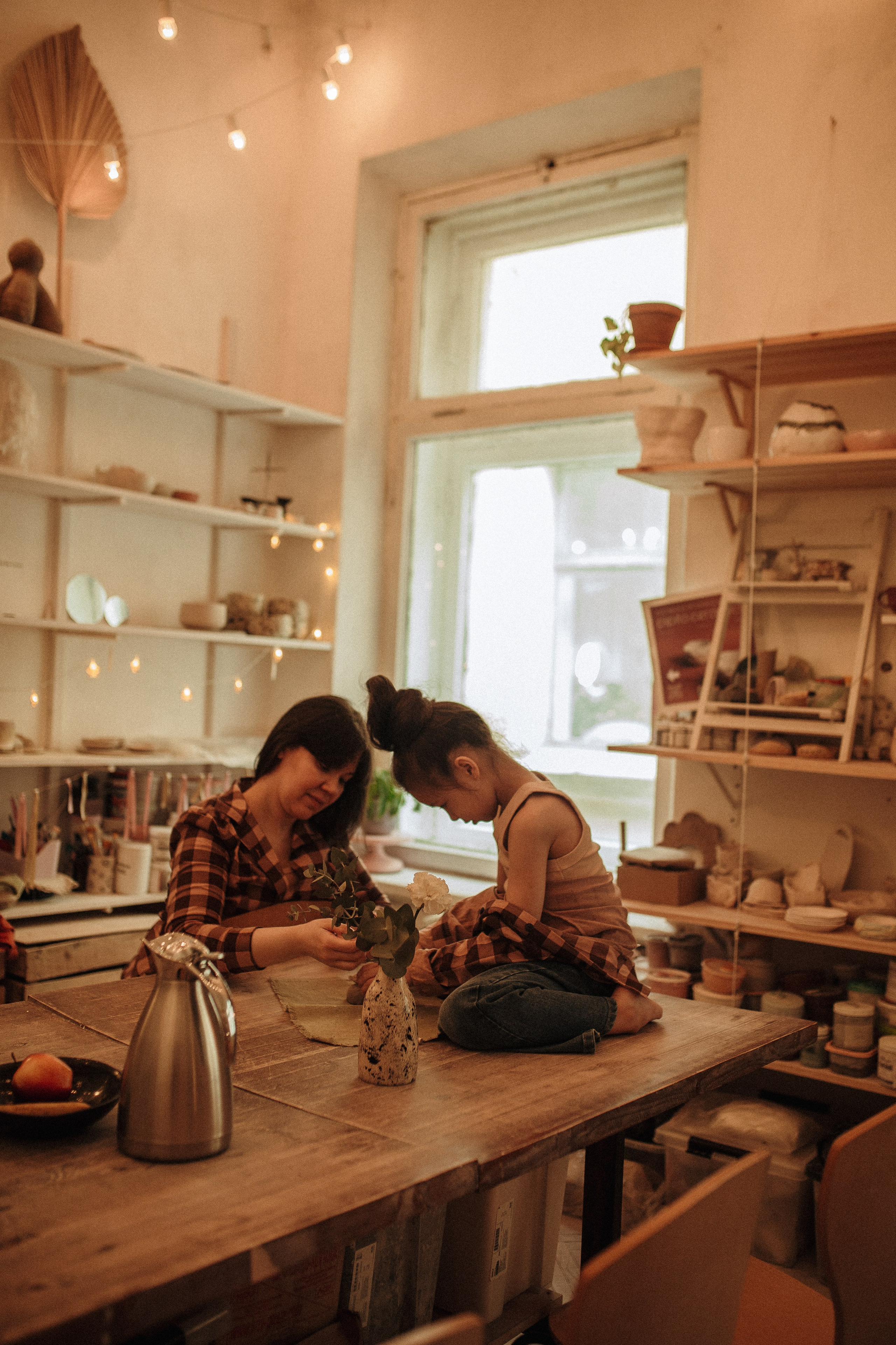 Дина & София гончарная. Семейный и Свадебный фотограф в Санкт-Петербурге Плохая Екатерина