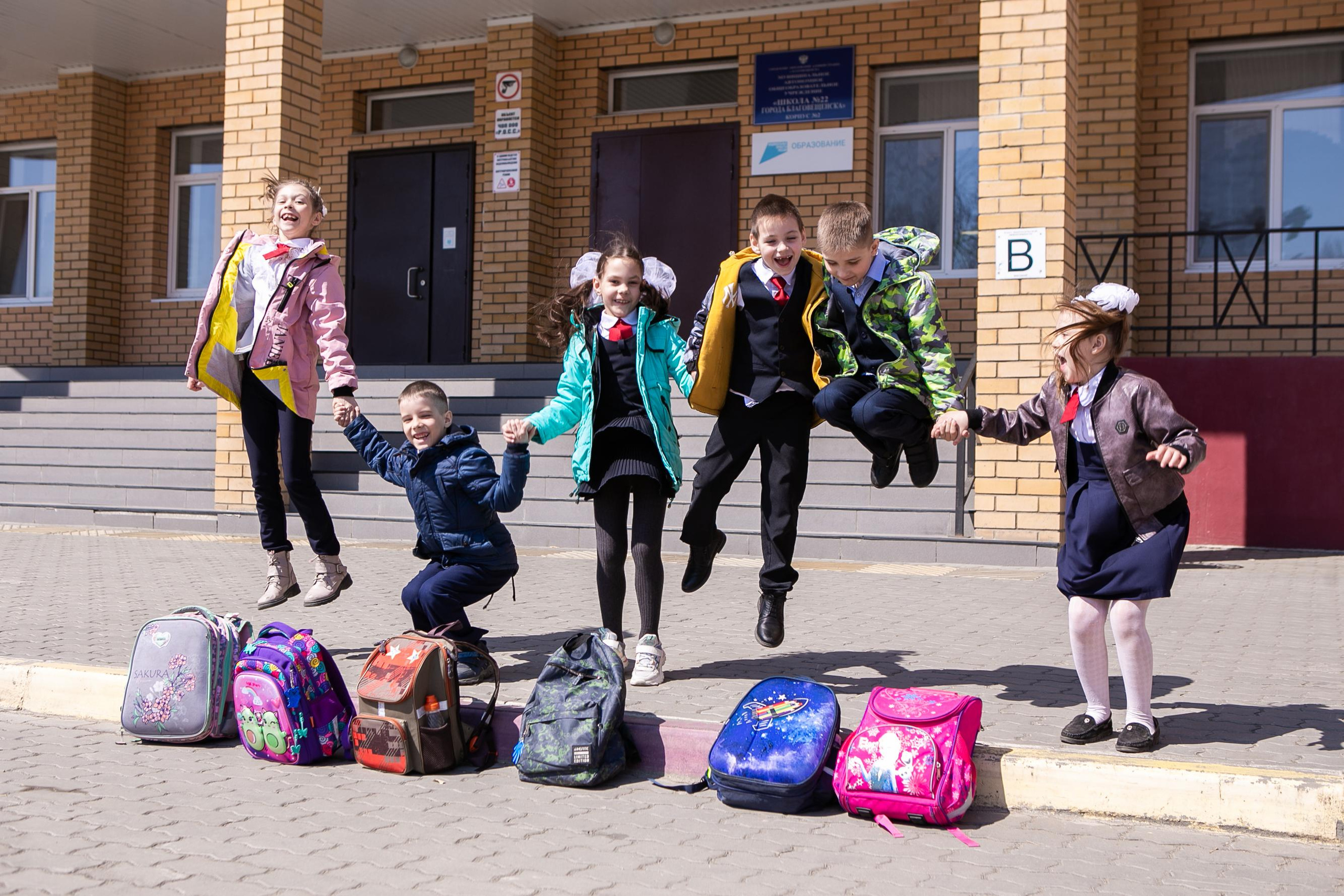 Школьники. Фотограф Евгения Лондкевич