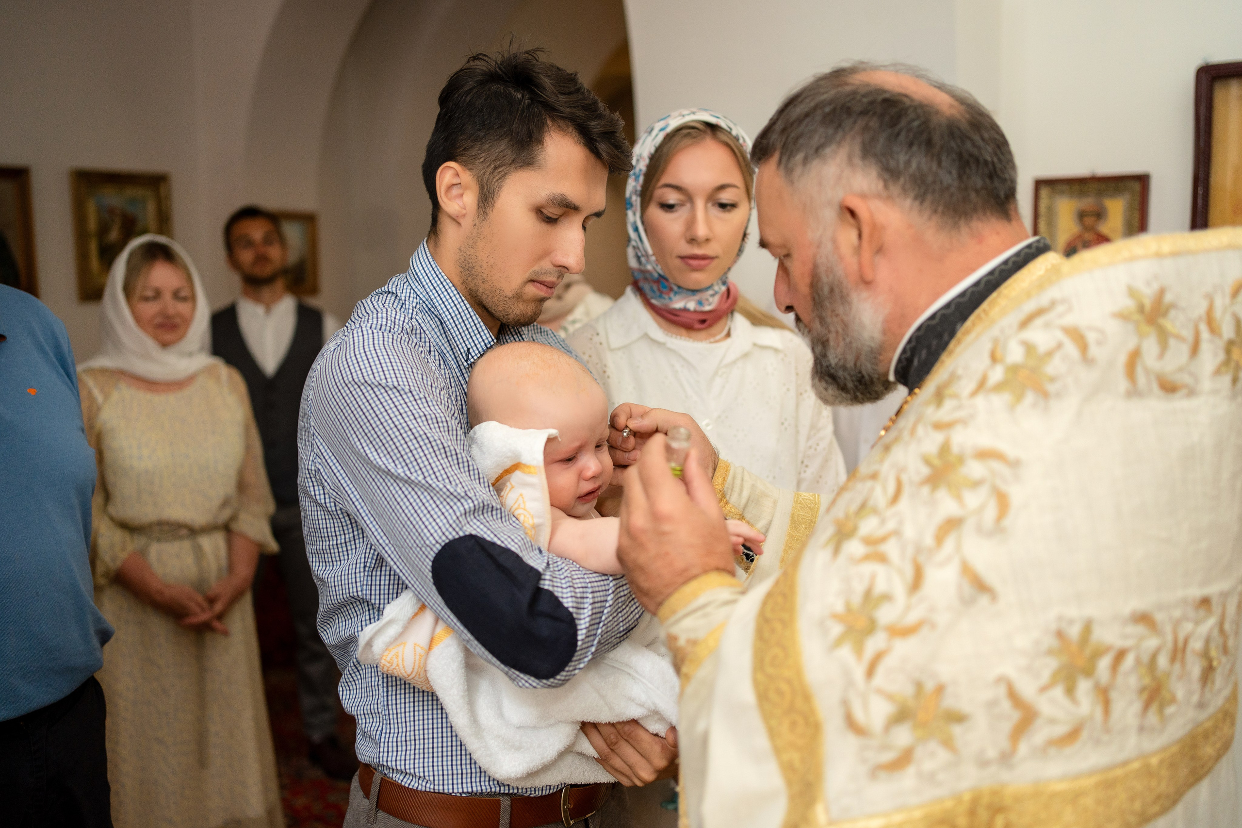 Крещение Бориса. Семейный и свадебный фотограф Минск, Беларусь Анна Орловская