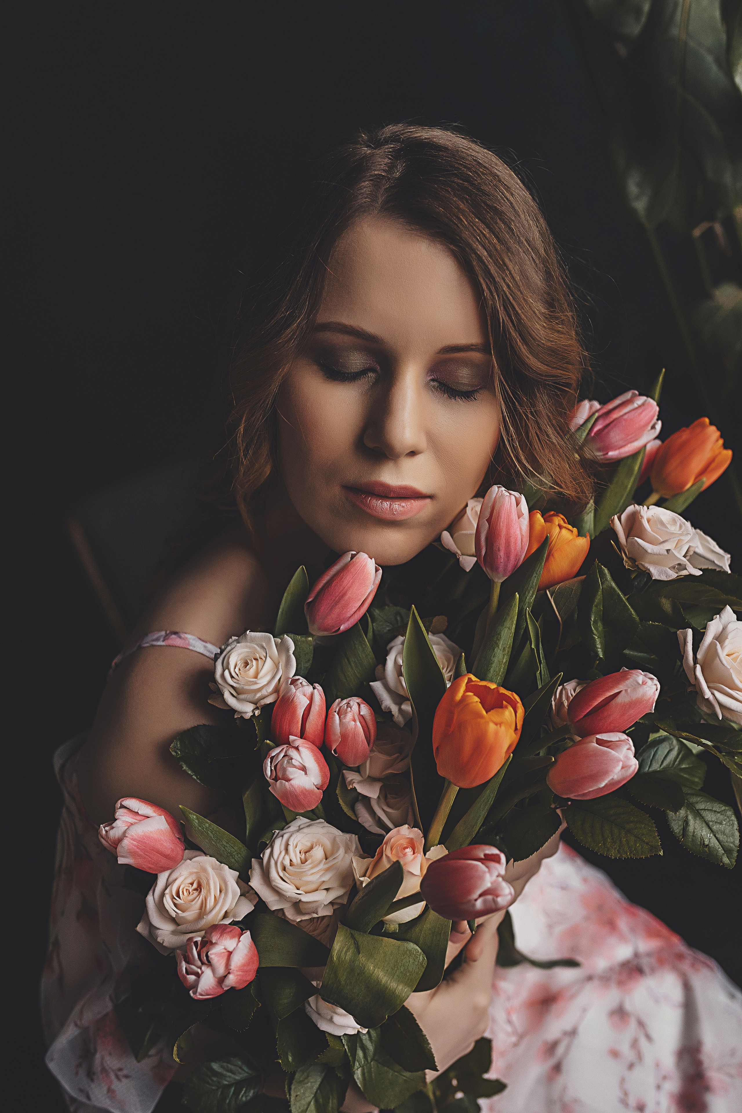 Весенняя Фотосессия в студии. Семейный и женский фотограф в Москве Надежда Воробьева