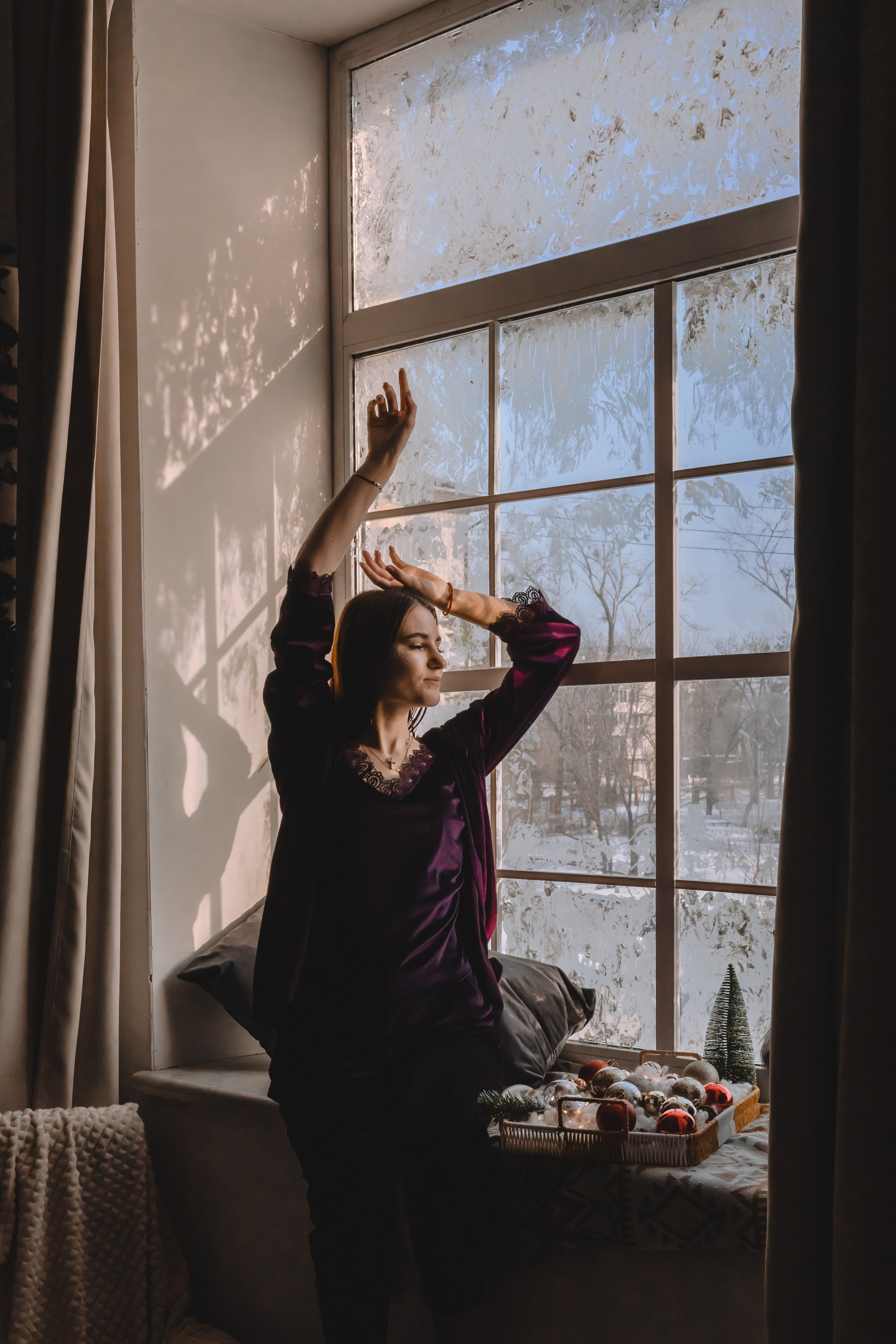 Лера. Индивидуальная новогодняя фотосессия. Фотограф во Владивостоке. Юрганова Анна