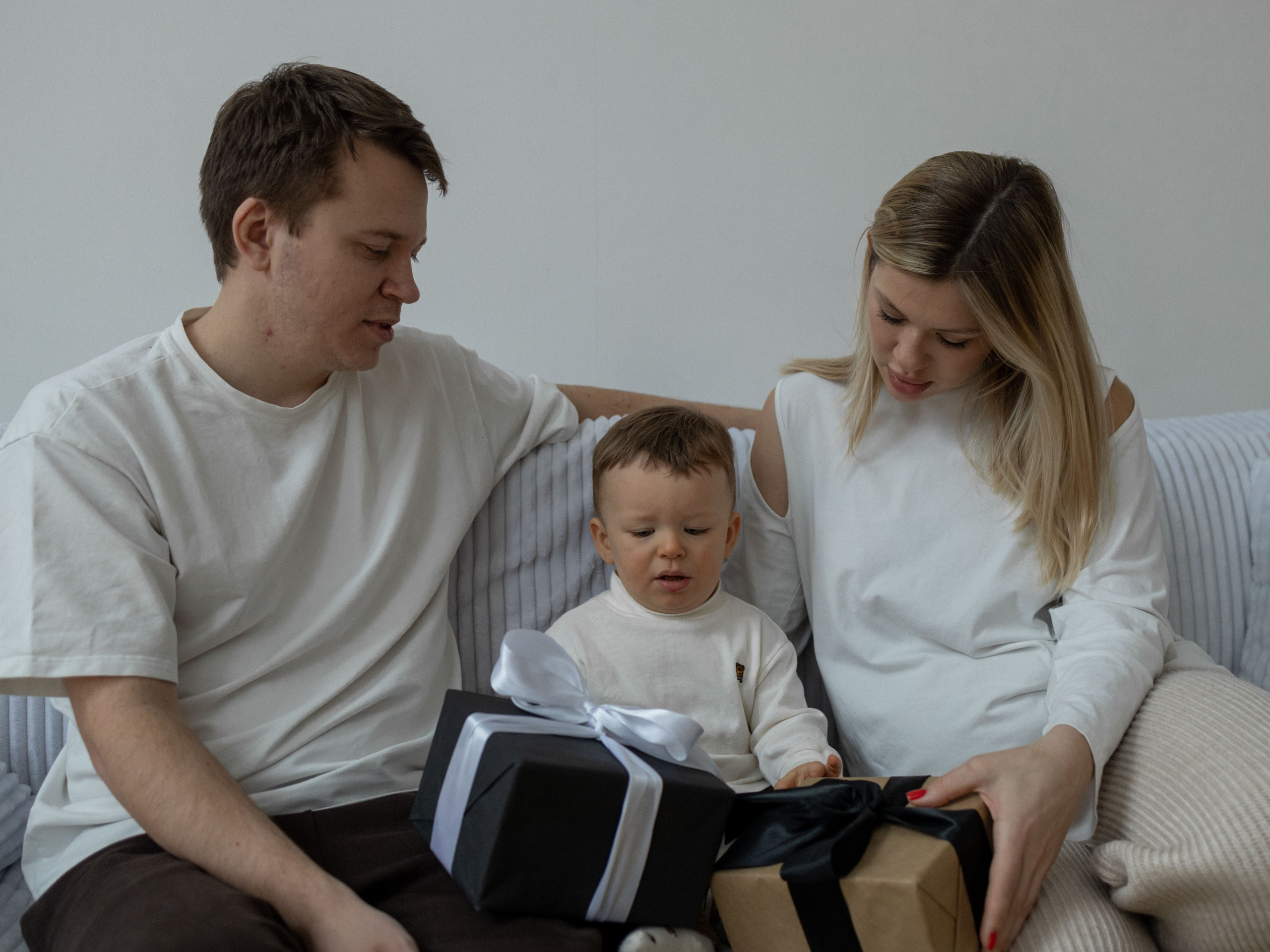 Новый год. Максим, Даша и Мирон. Фотограф Дарья Соколовская