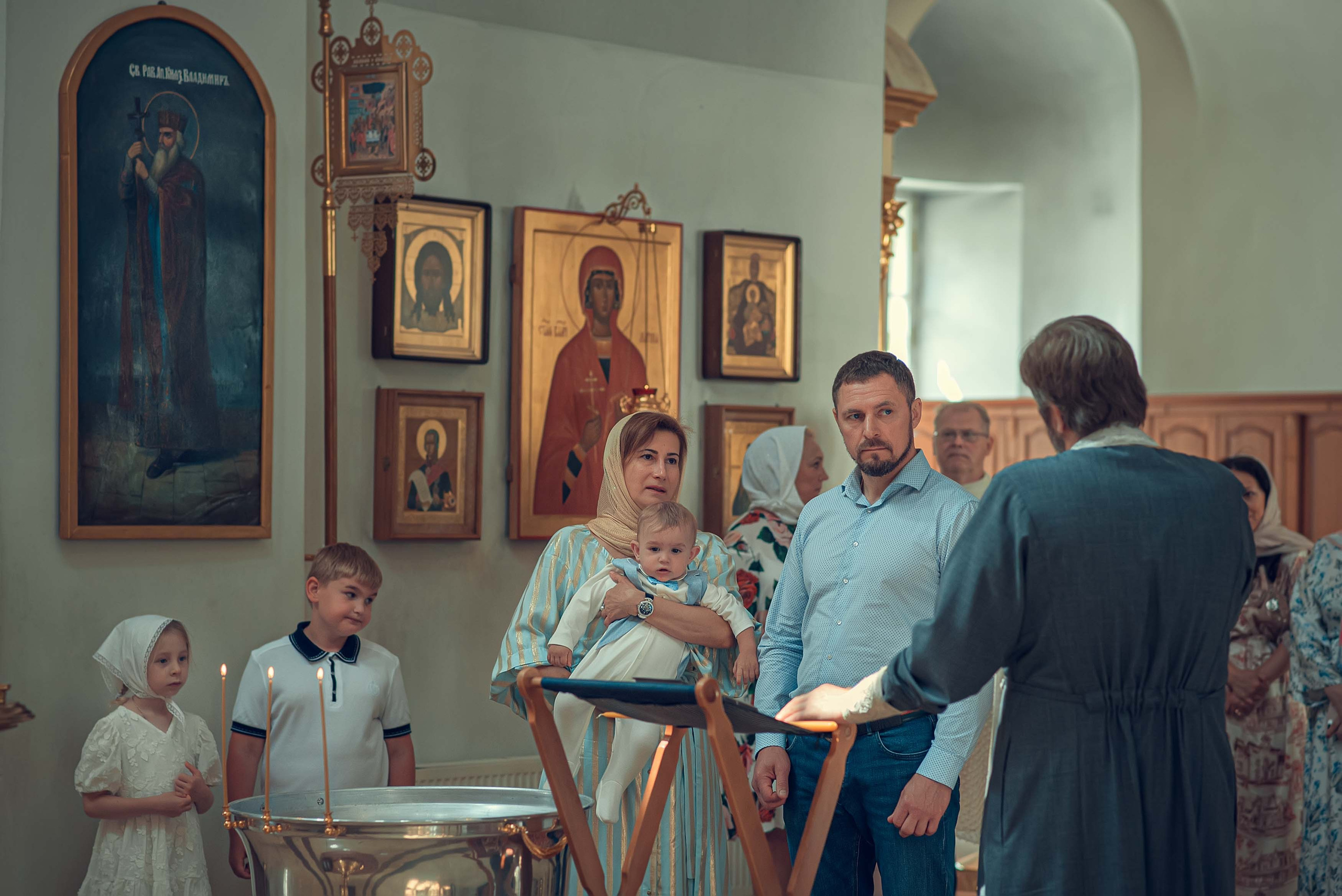 Таинство Крещения. Юра. Фотографии. Фотограф Стеценко Наталия. Одинцово, Москва, Московская область