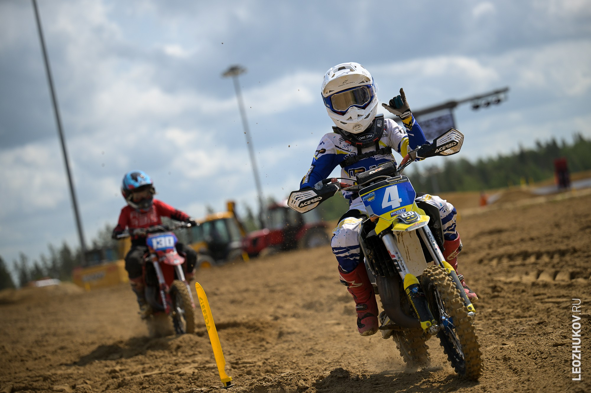 1 round of ММТ RGP russian motocross championships. Sports photographer Leonid Zhukov