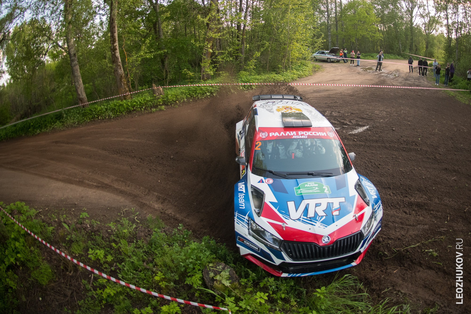 Rally Pushkinskie gory 2025. Sports photographer Leonid Zhukov