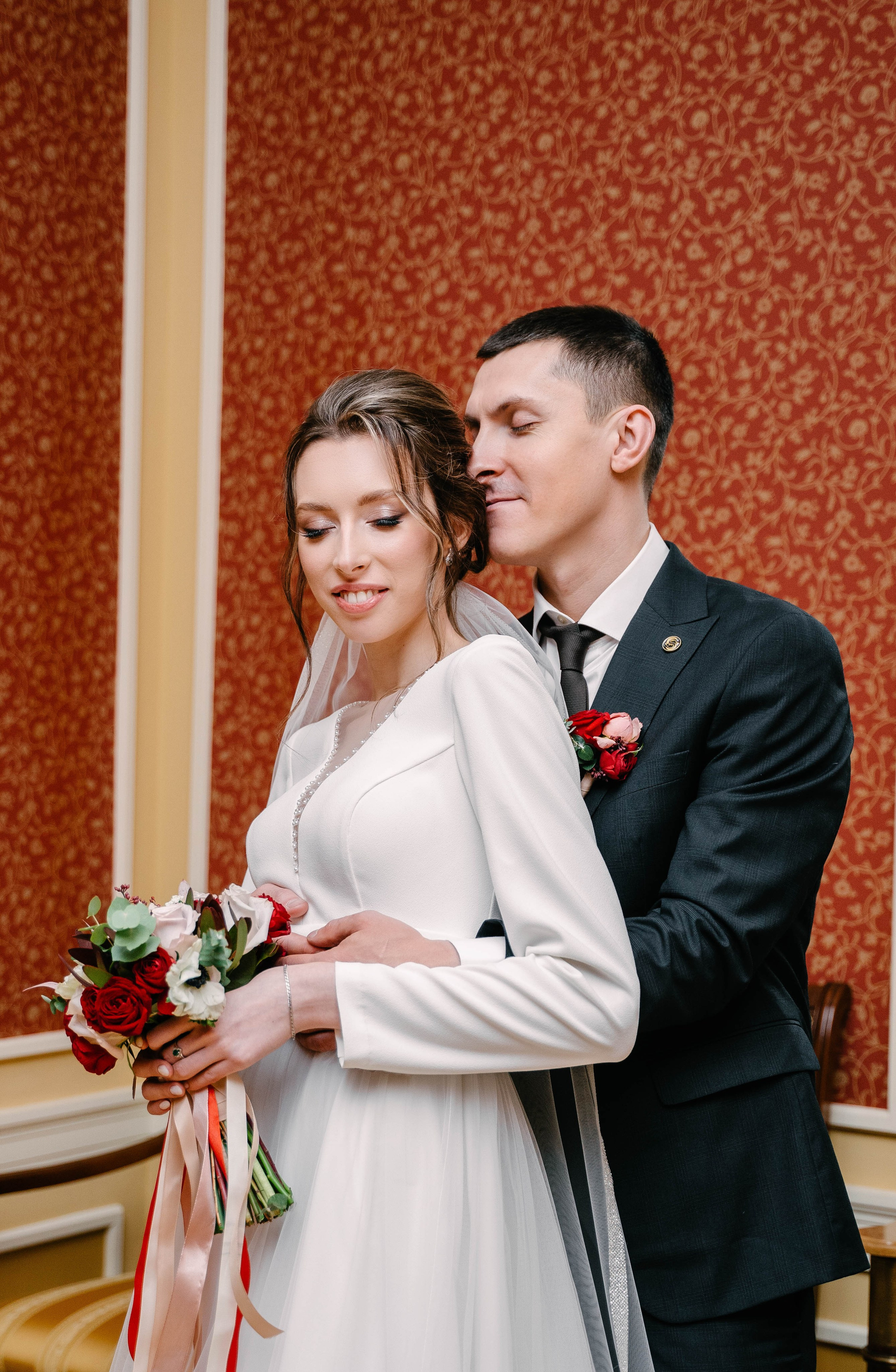 Зимняя свадебная фотосессия молодоженов. Свадебный и семейный фотограф из Воронежа|Москвы Бубнова Екатерина