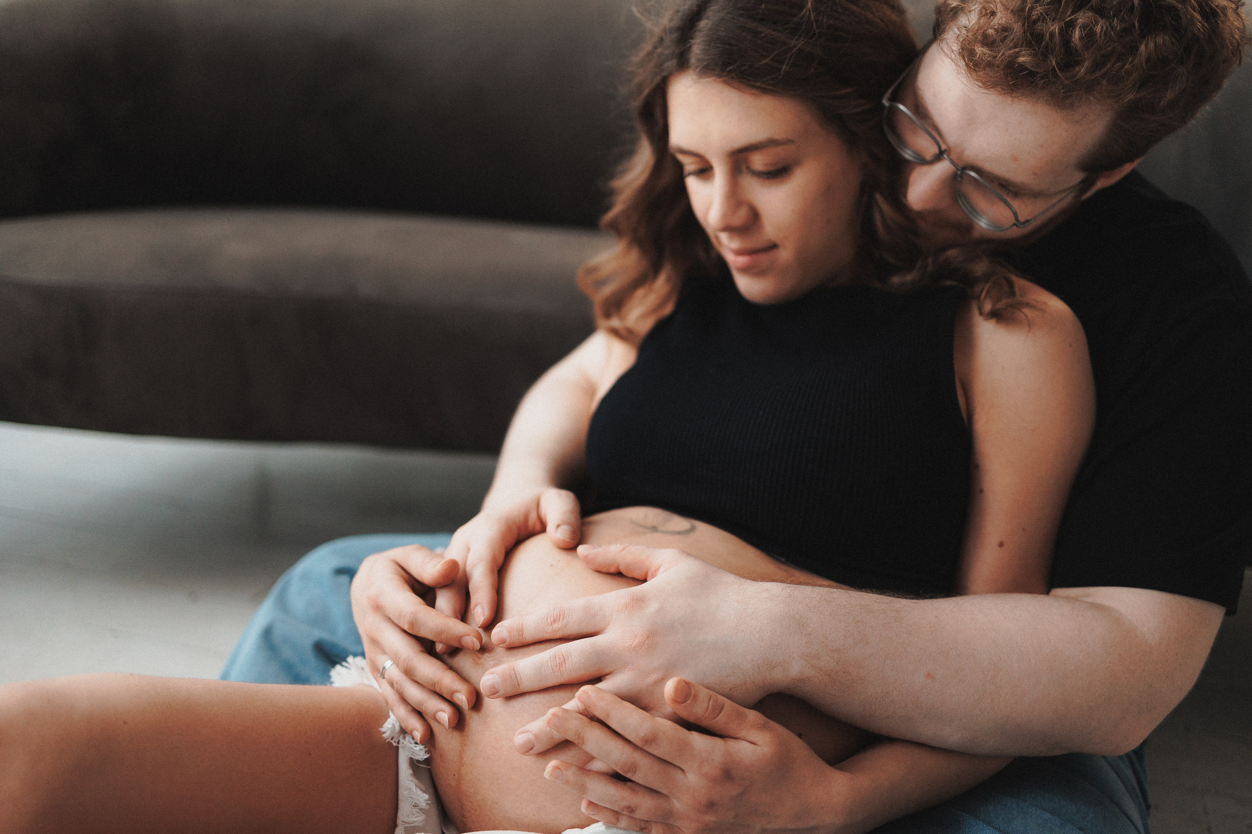Любовь — это когда ты под сердцем носишь его ребенка. Фотограф Москва Светлана Кирюшина