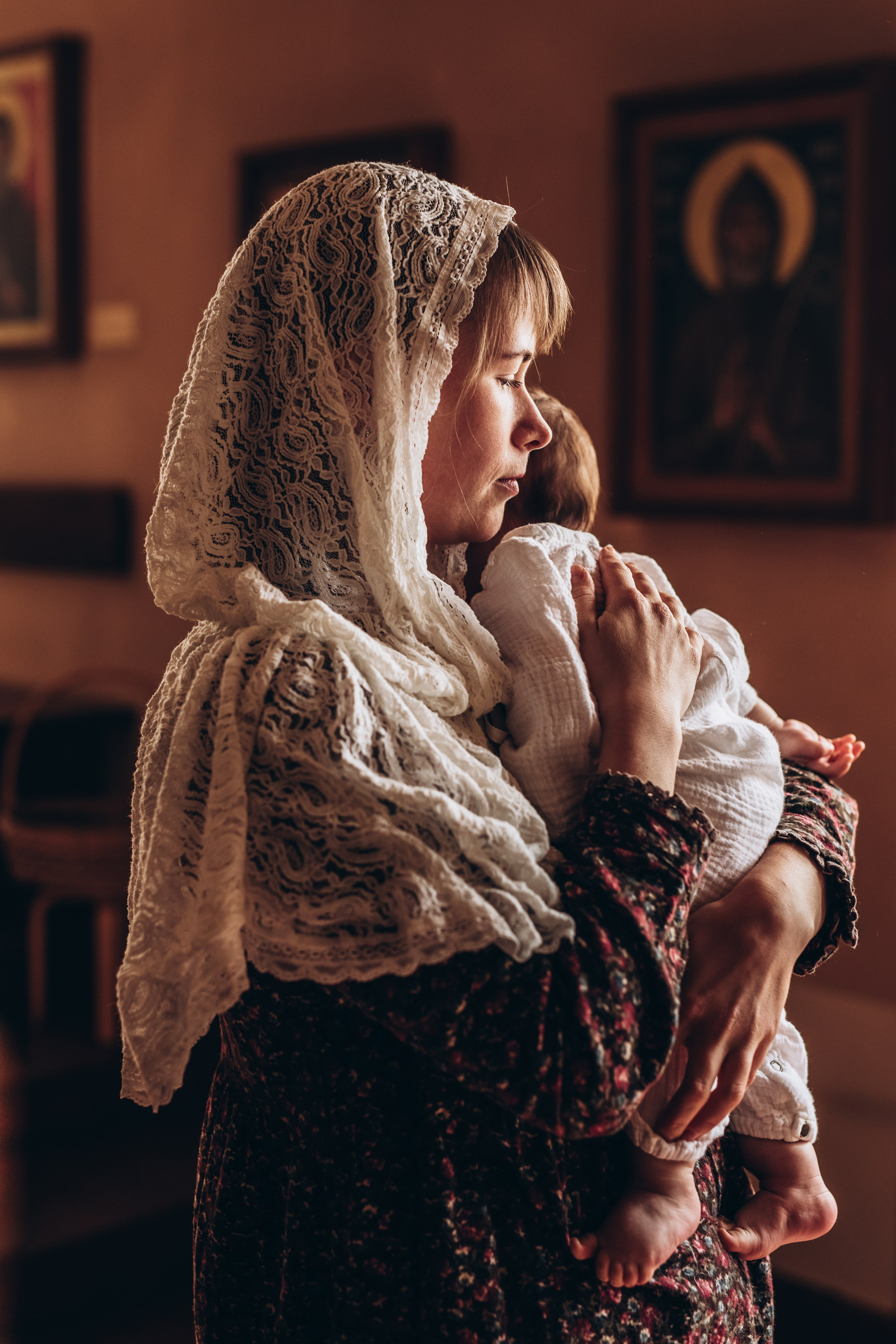 Крещение. Семейный и женский фотограф в Санкт-Петербурге Климова Светлана