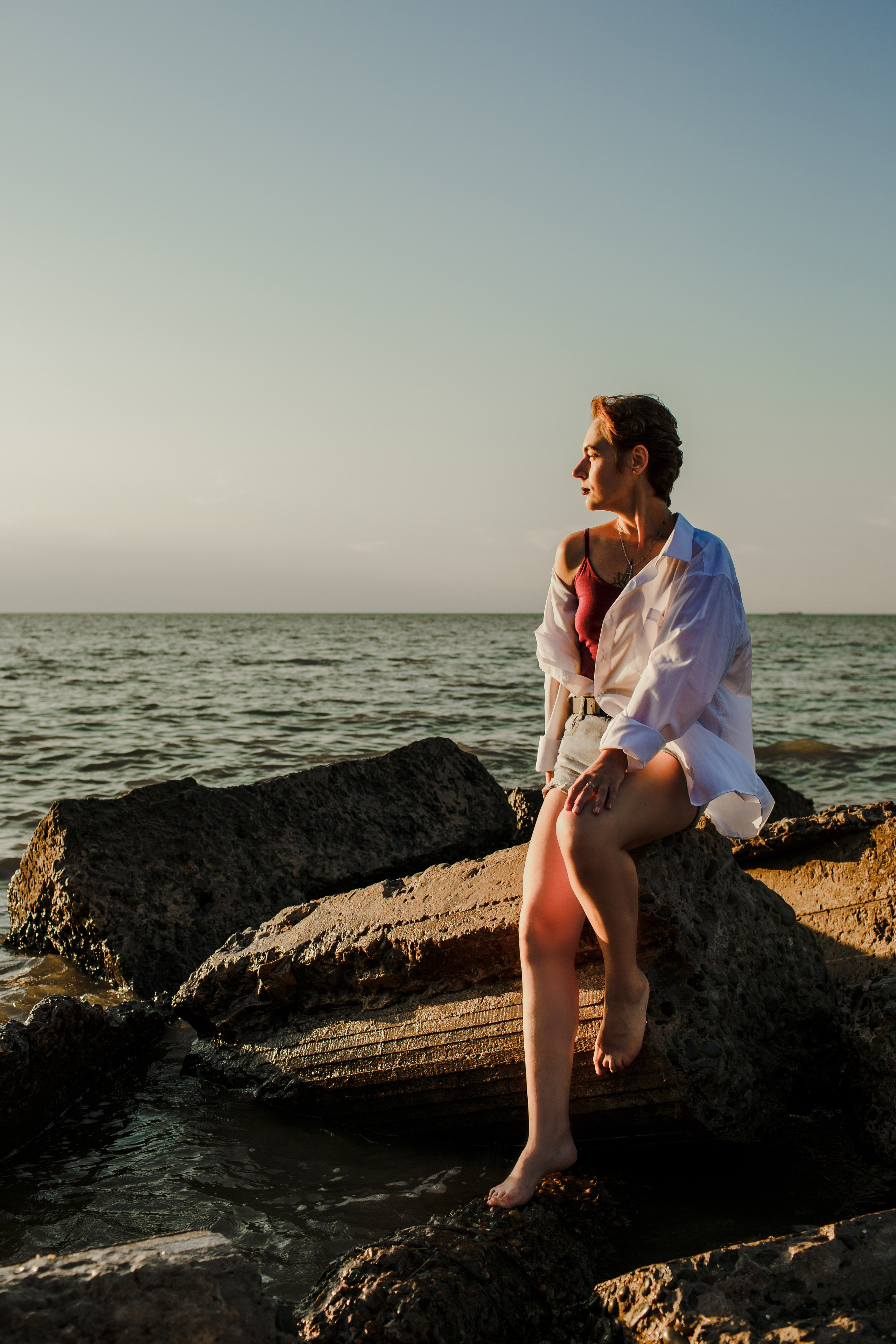 Портрет на море. Свадебный фотограф Кирилл Белый