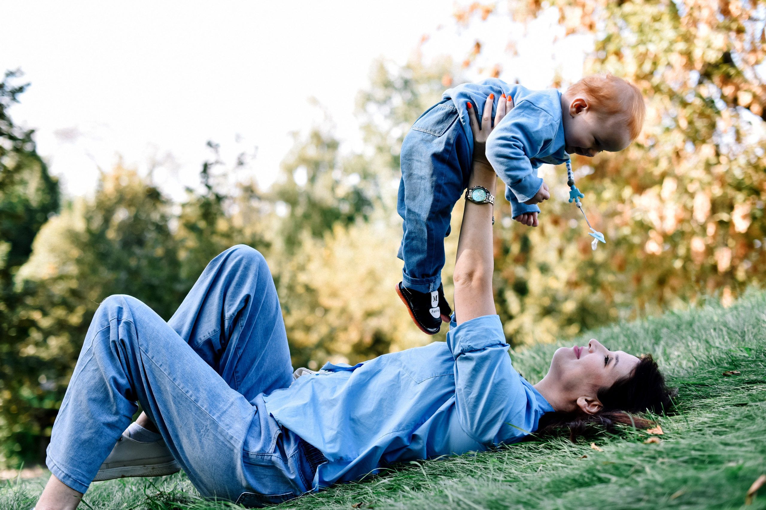 Прогулка Олеси, Льва и Ванечки
