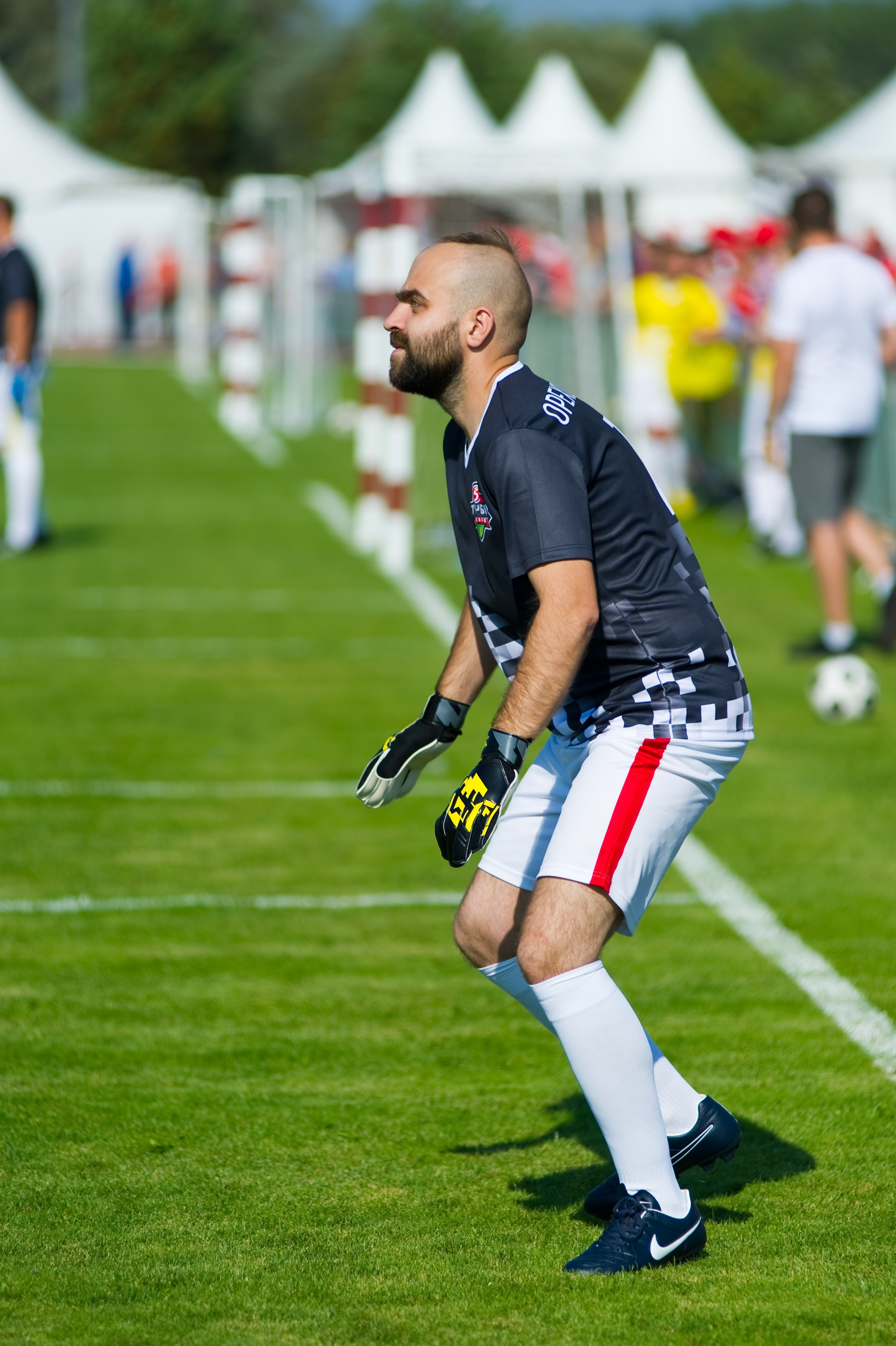 Турбофутбол (корпоративное соревнование «Пятерочки»). Репортажный фотограф и видеограф Слава Думчев. Тимбилдинги, отчетники, корпоративы