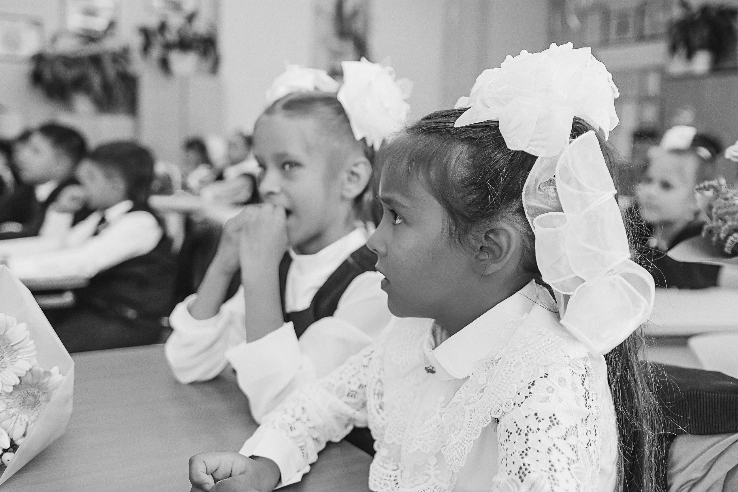 1 сентября линейка+кл час+портреты. Семейный фотограф Тюмень, фотограф на роды Салмина Мария