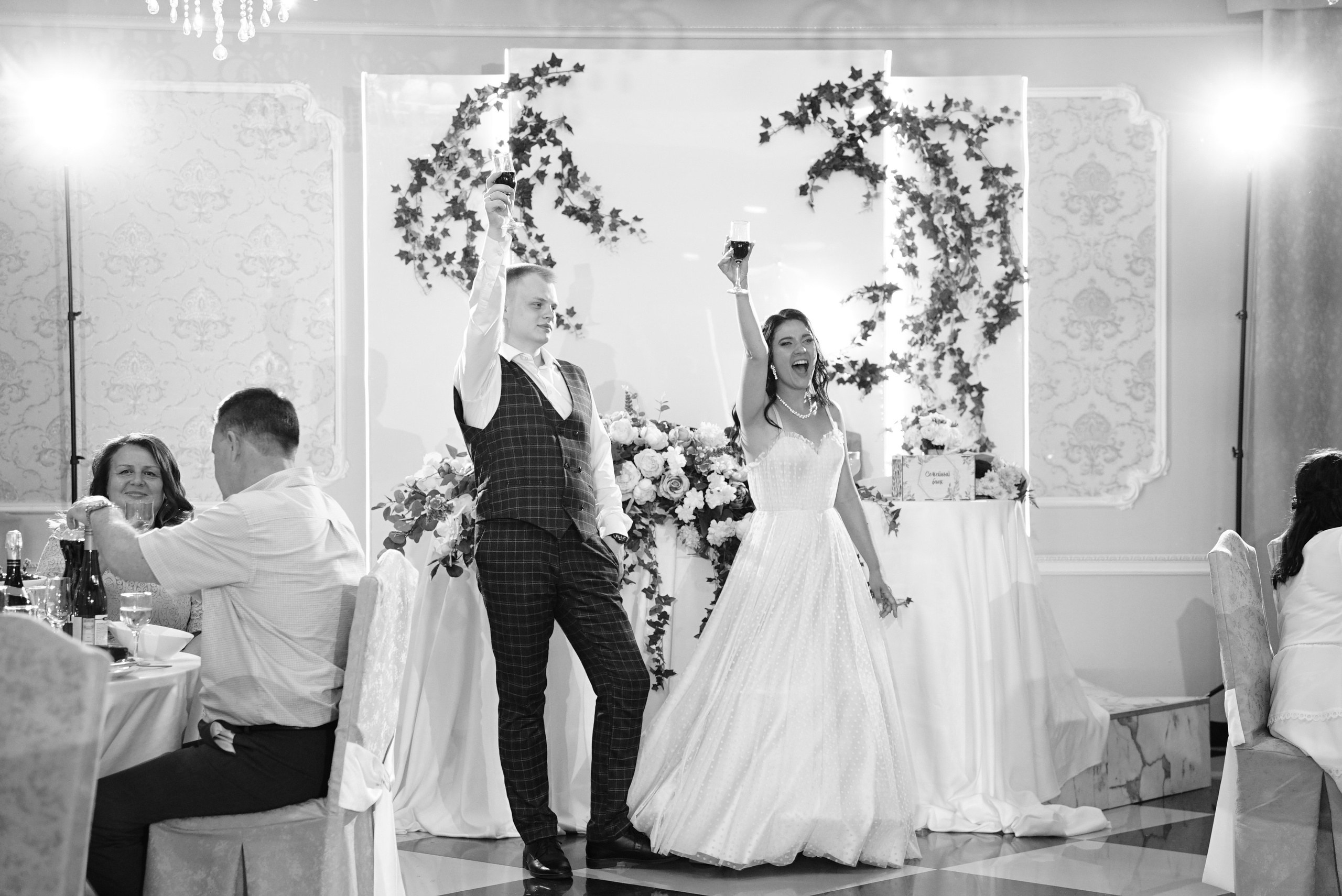 Антон и Маргарита чб. Свадебный фотограф в Самаре Анна Ковалева