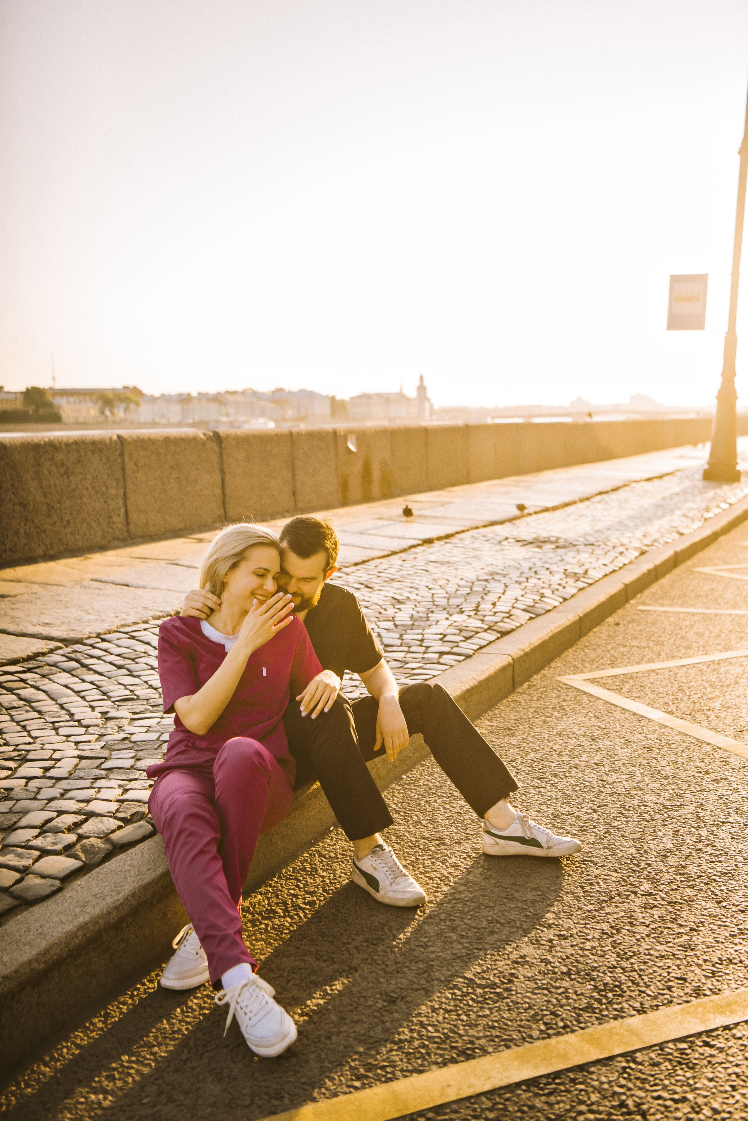 Лера и Женя. Разводные мосты. Рассвет. Свадебный фотограф в Санкт-Петербурге София Шубик