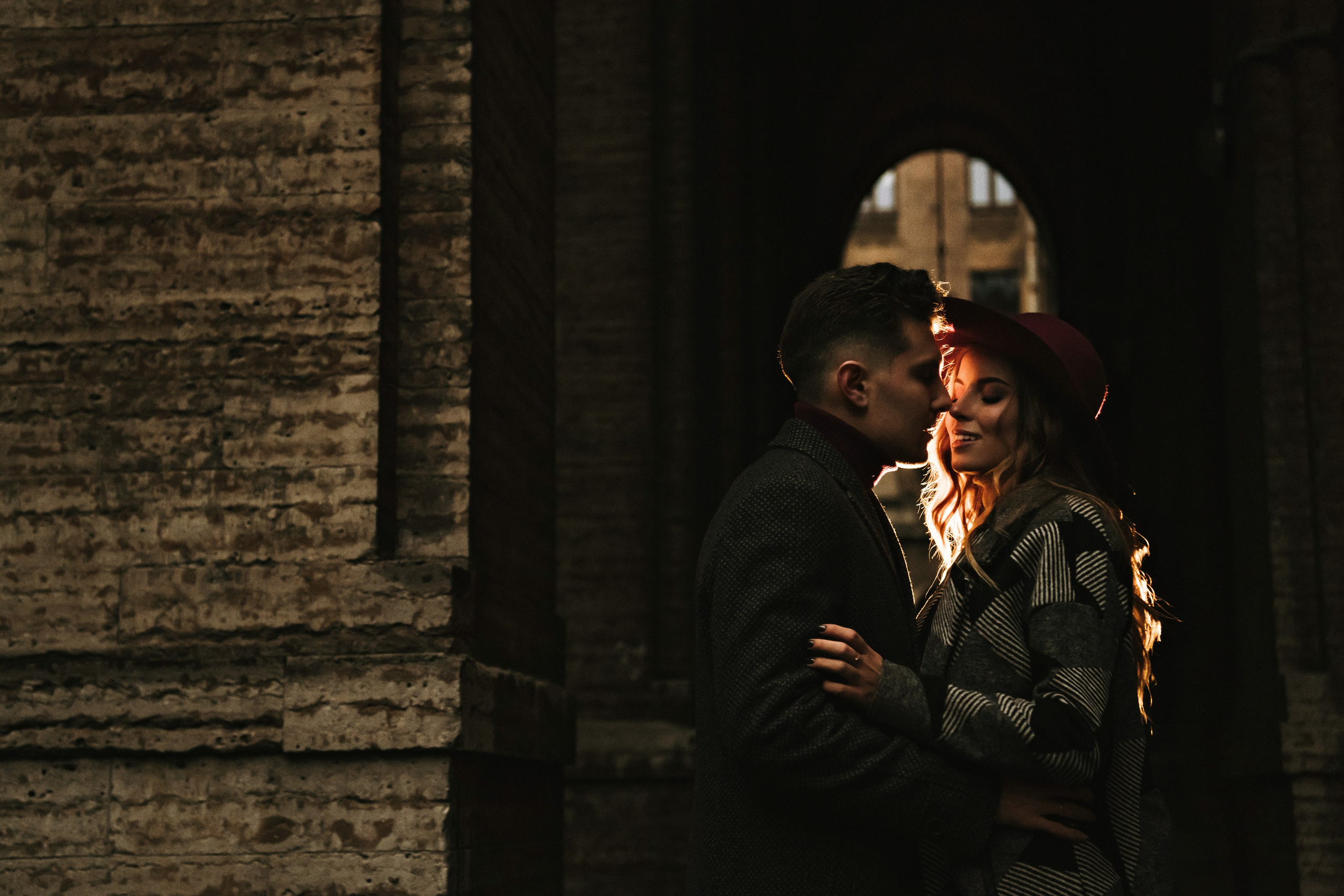 Настя и Игорь. Вечерний центр. Свадебный фотограф в Санкт-Петербурге София Шубик