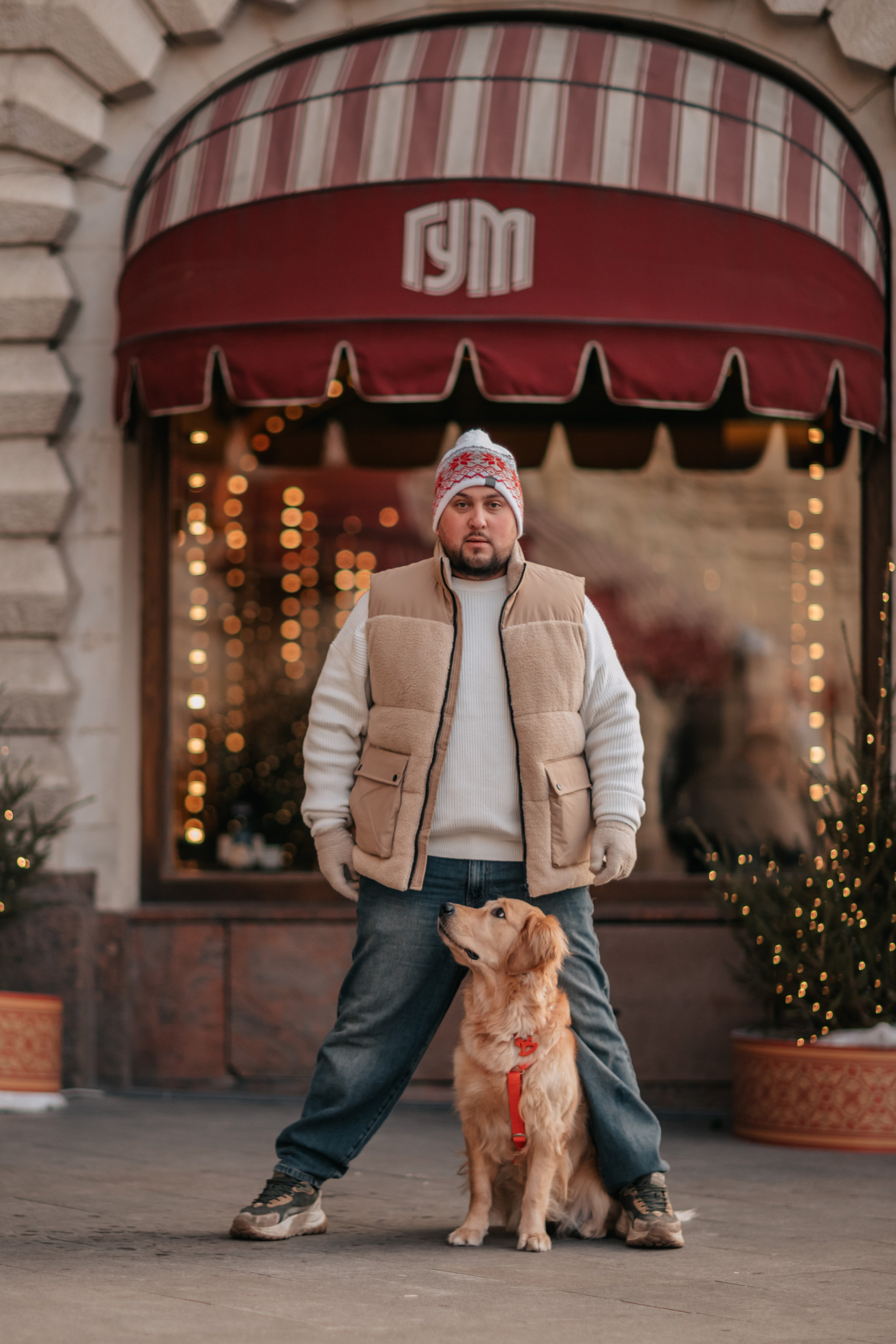 Бетти, Катя и Лёша. Новогодняя история. Семейный фотограф анималист Мария Крючкова