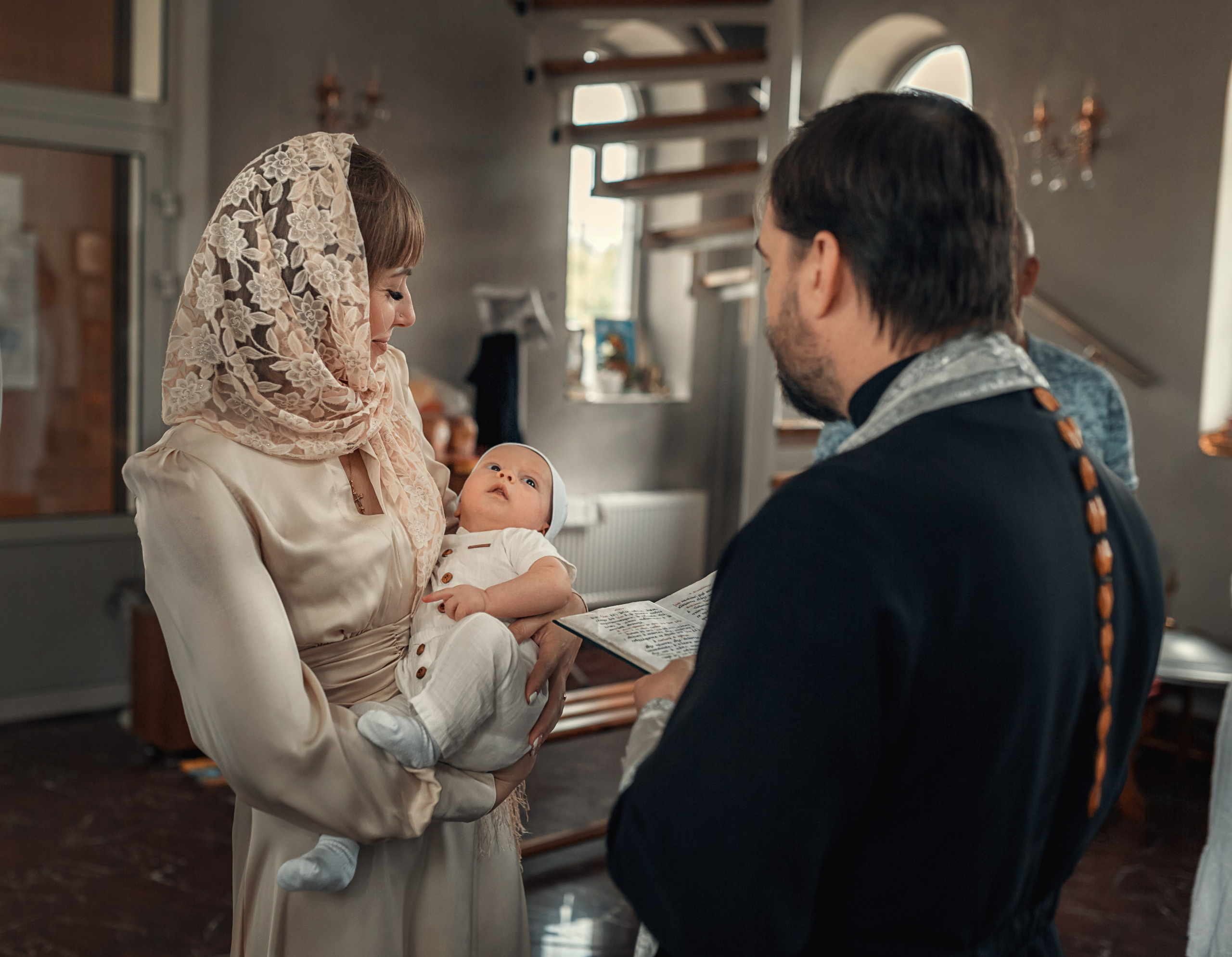 Крещение Даниила. Семейный и детский фотограф Екатерина Савёлова