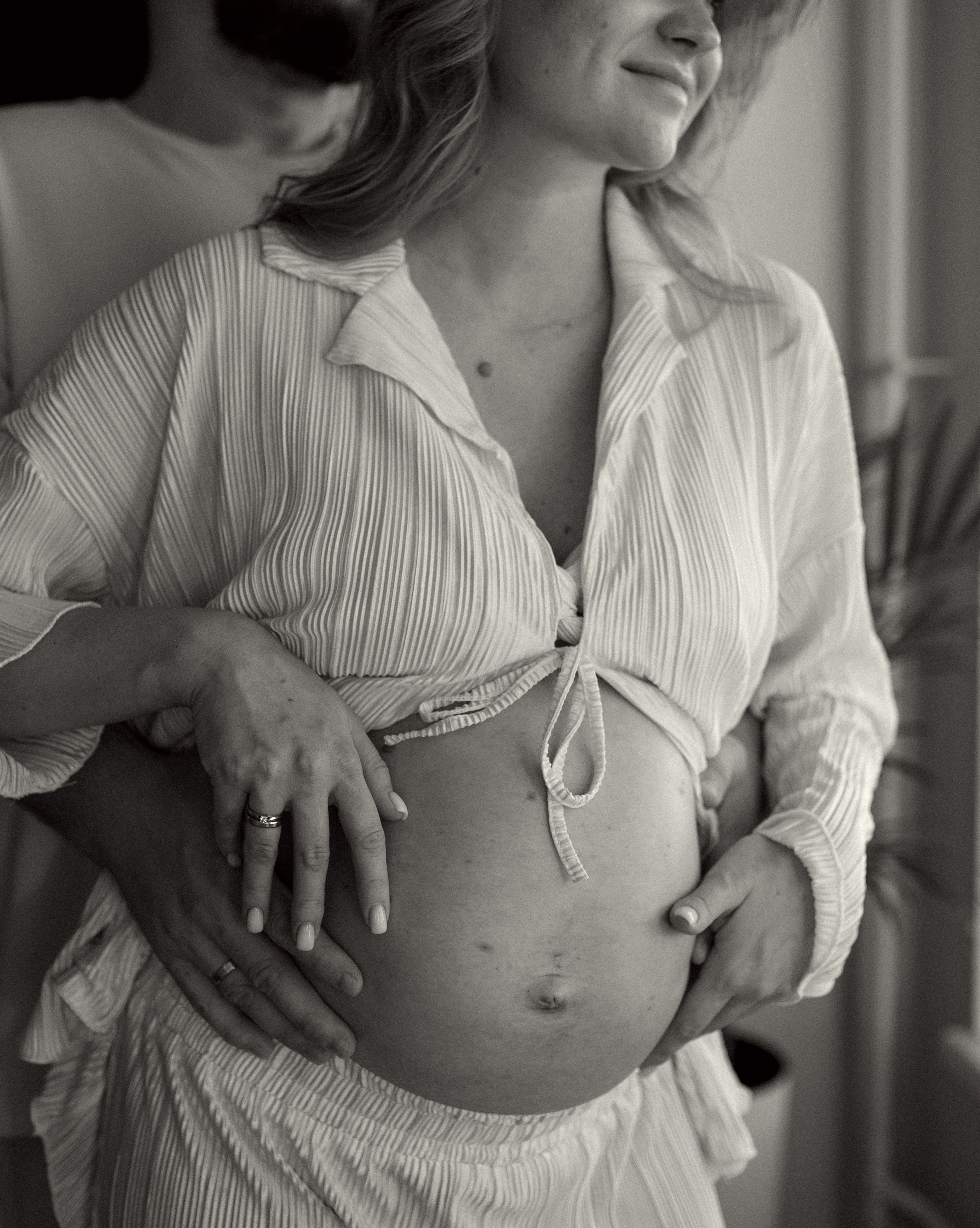 Домашняя фотосессия беременности. Семейная фотосессия Бутово Москва фотограф Алина Морщагина