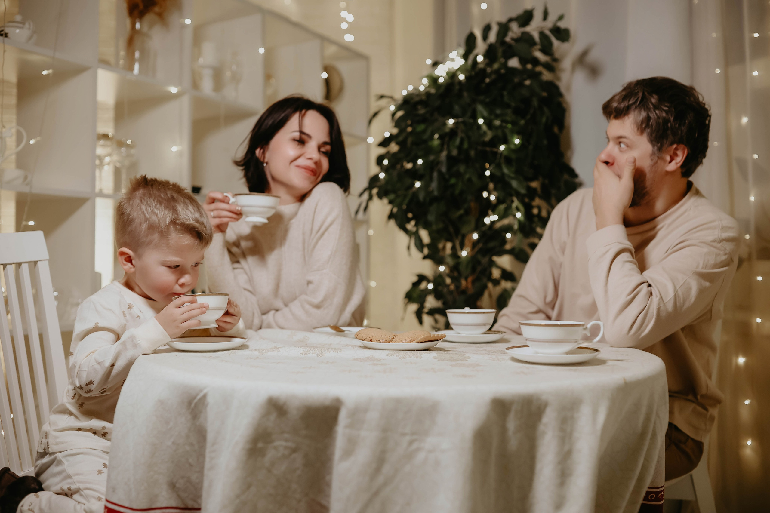 Новогодняя. Саша+Андрей+дети. Photographer in Moscow & everywhere in the World Alena Vyalova