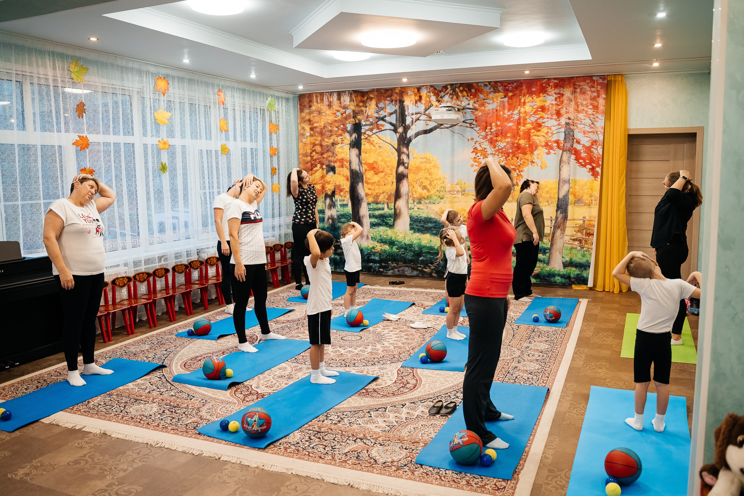 Урок по пилатесу. Семейный и свадебный фотограф в Москве Леванова Александра