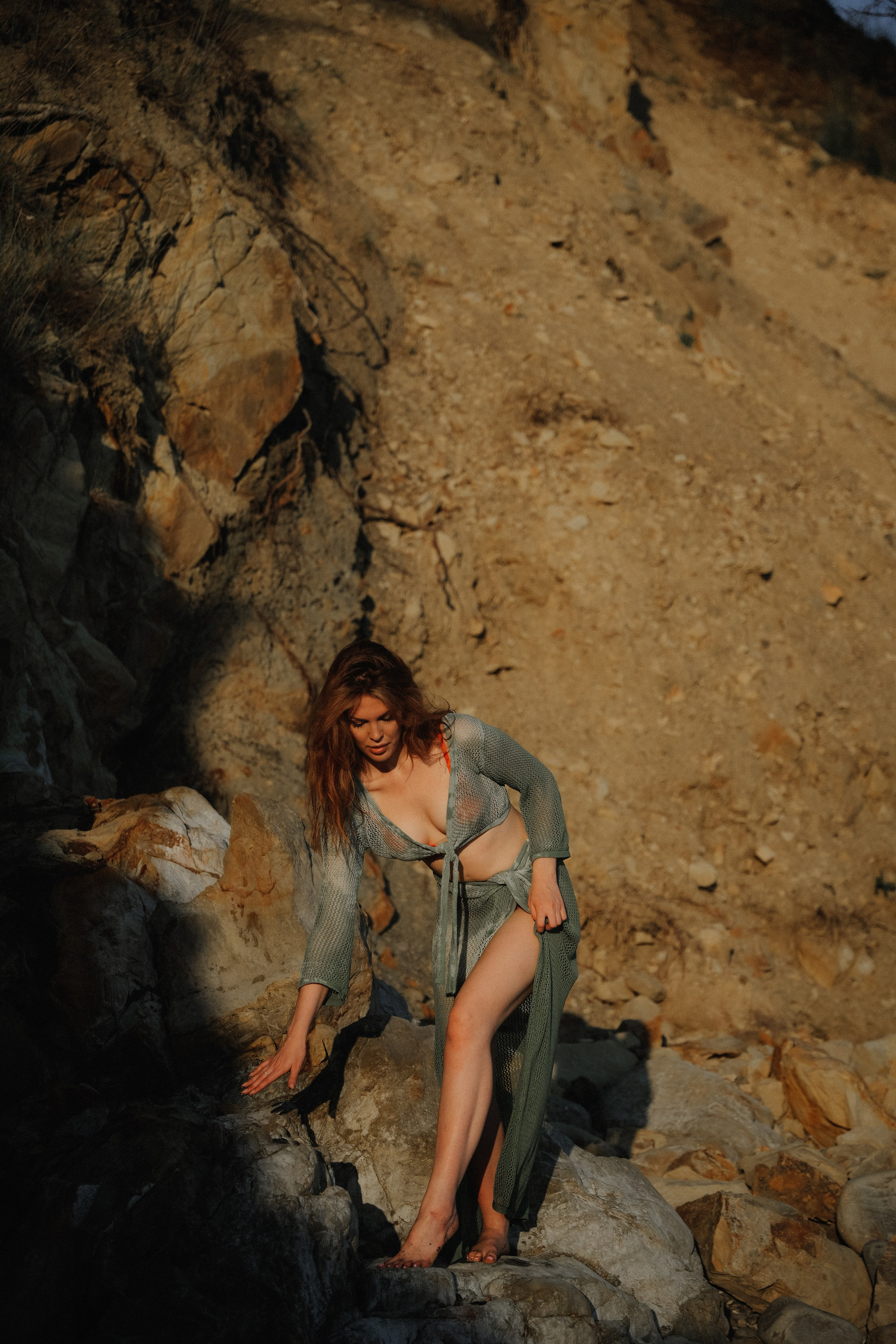 На скале. VISUAL ARTIST · KRONGAUZ ANASTASIA