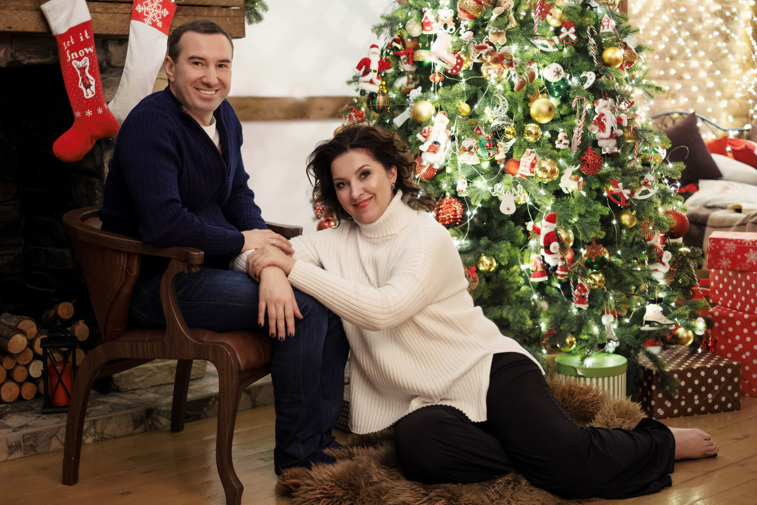 Новогодняя семейная фотосессия в Чите. Портретный фотограф в Чите Анна Камратова. Помогу Вам создать историю, в которой Вы — главный герой!