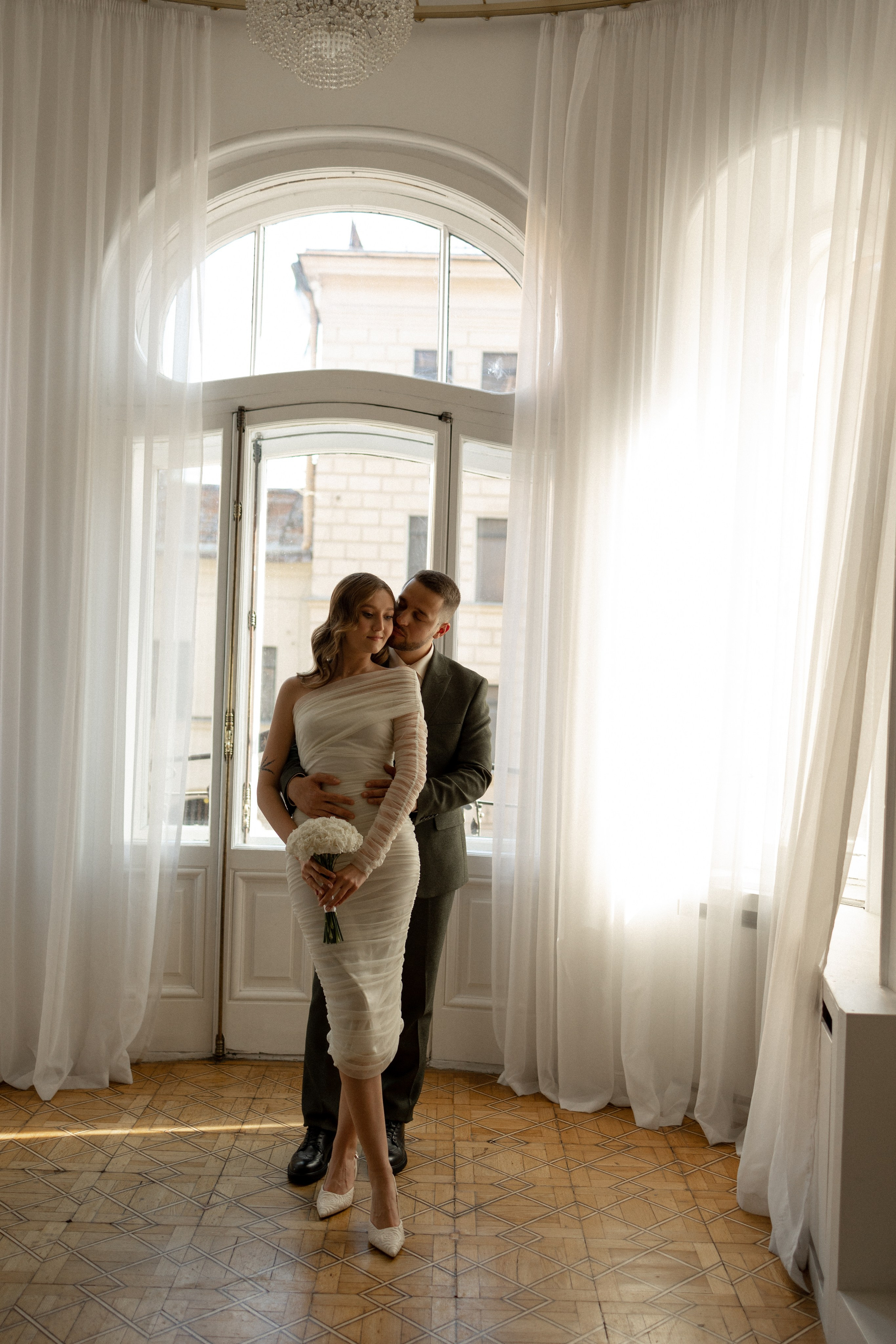 Свадебная фотосессия в студии/отеле. Фотограф в Санкт-Петербурге Шевченко Наталья