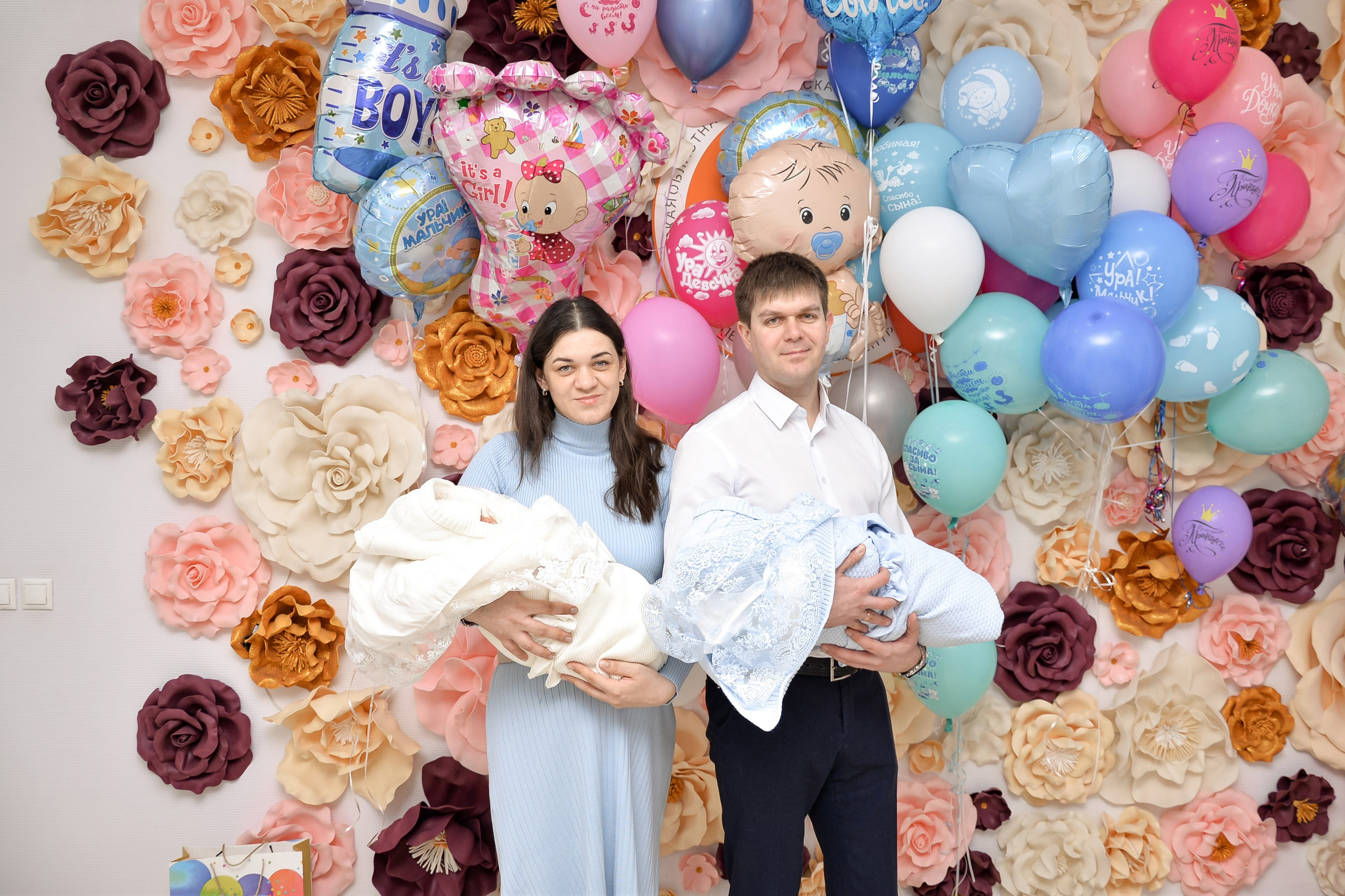 Выписка Королевской двойни. Семейный и свадебный фотограф Галина Абакумова, фотосессии в Белгороде