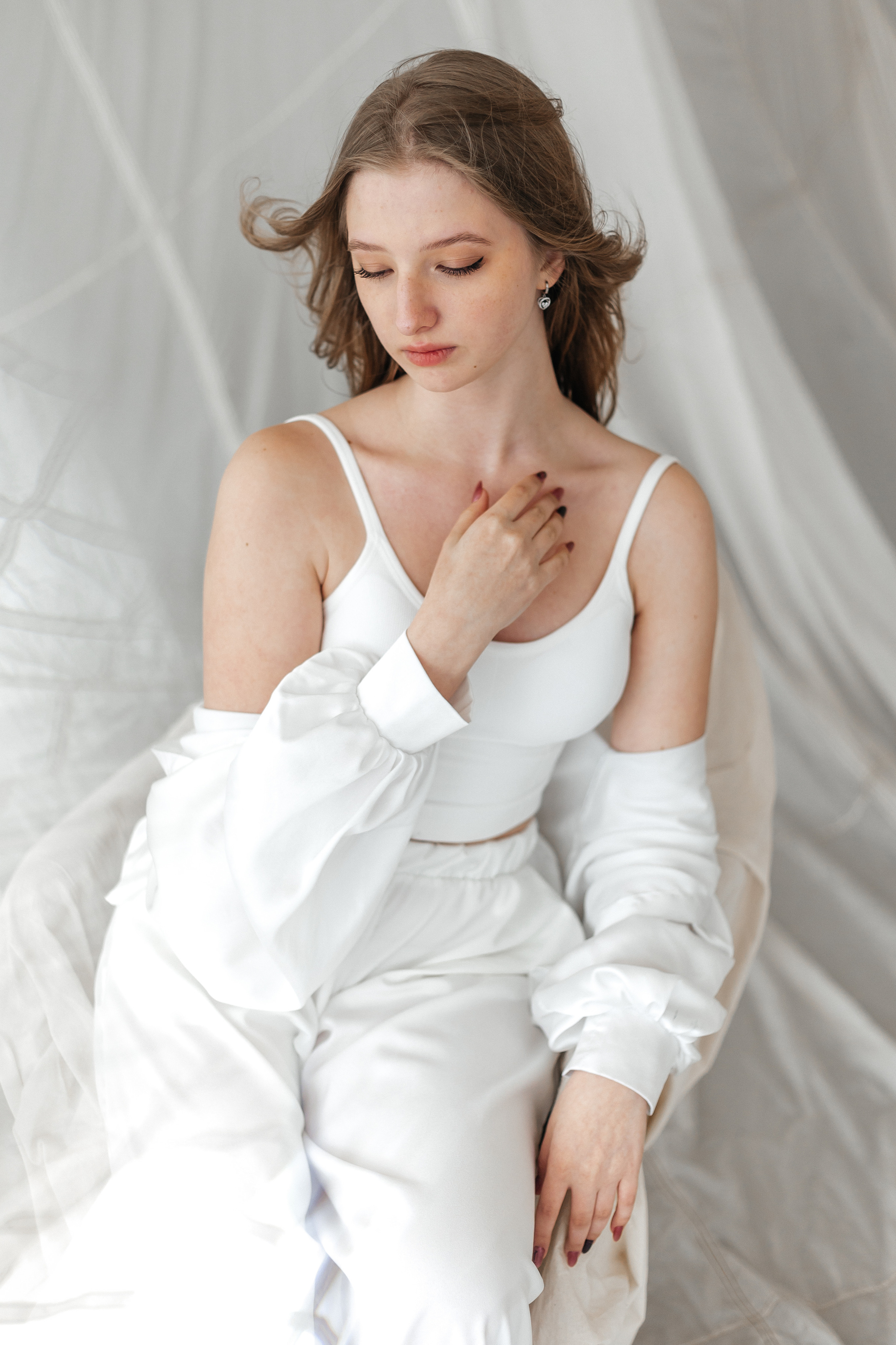 Нежная фотосессия девушки