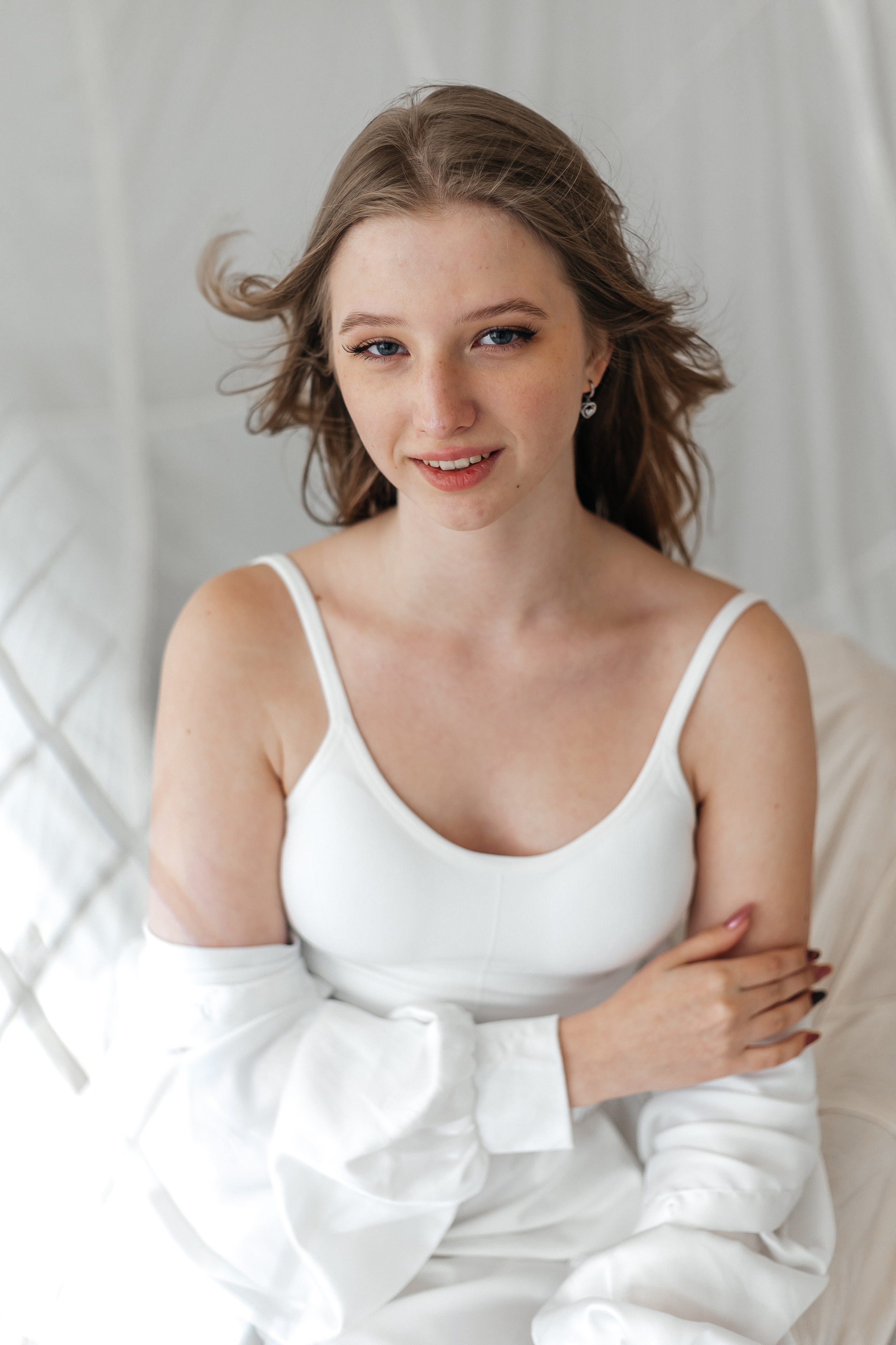 Нежная фотосессия девушки