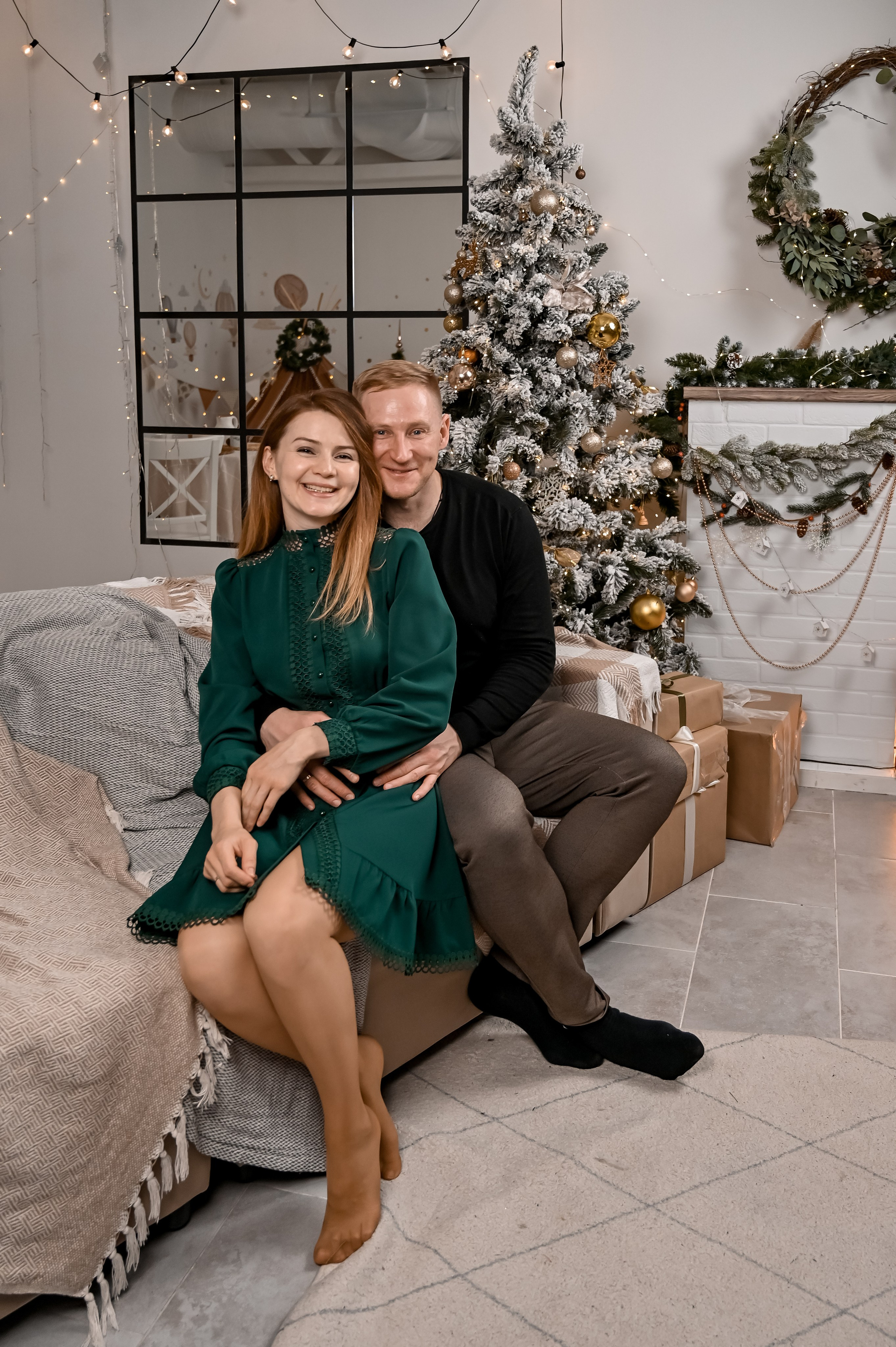 Новогодняя фотосессия в студии. Семейный и свадебный фотограф в г. Уфа Динара