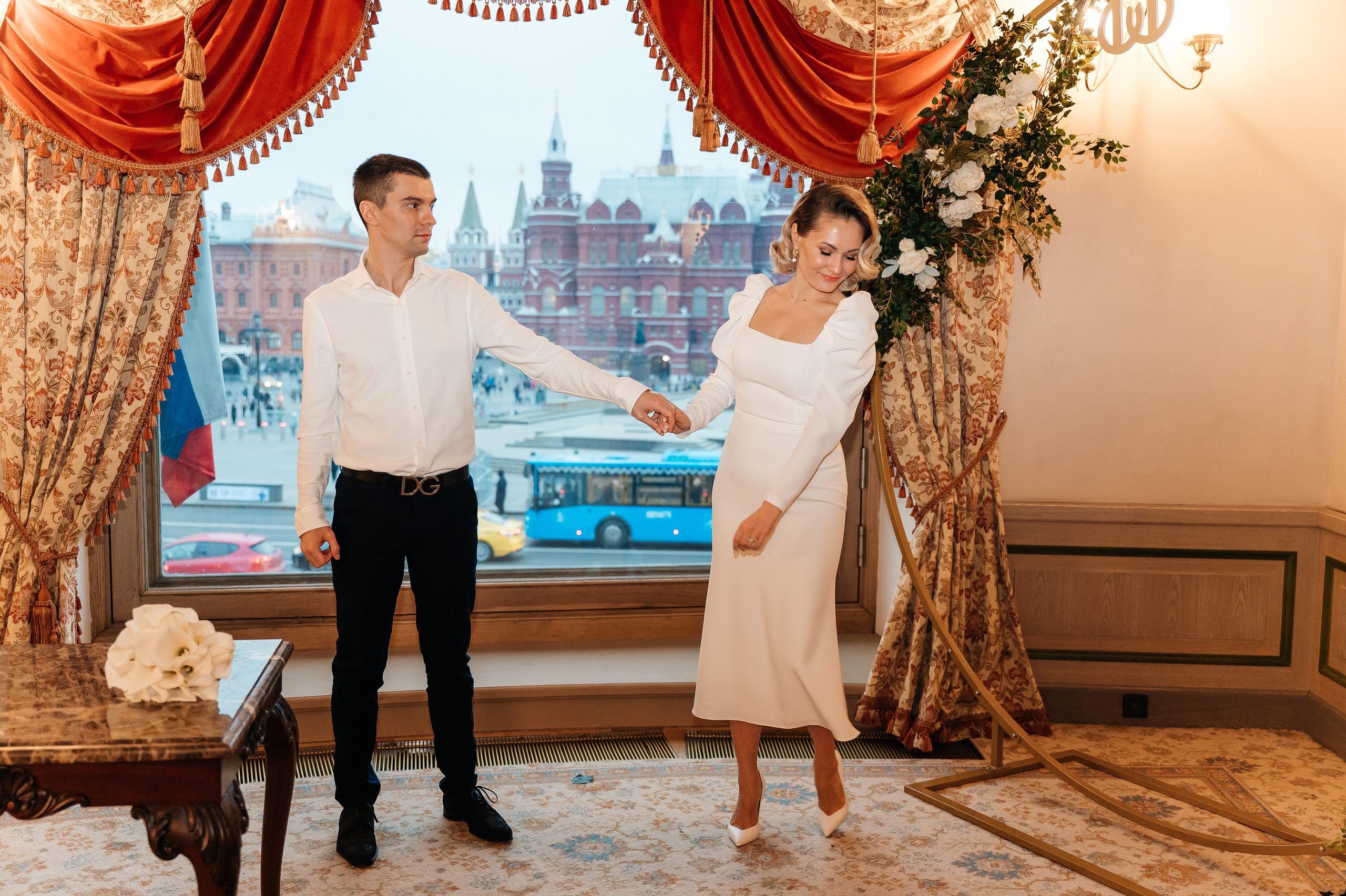 Оля и Михаил. Свадебный видеограф в Москве Никонова Анна