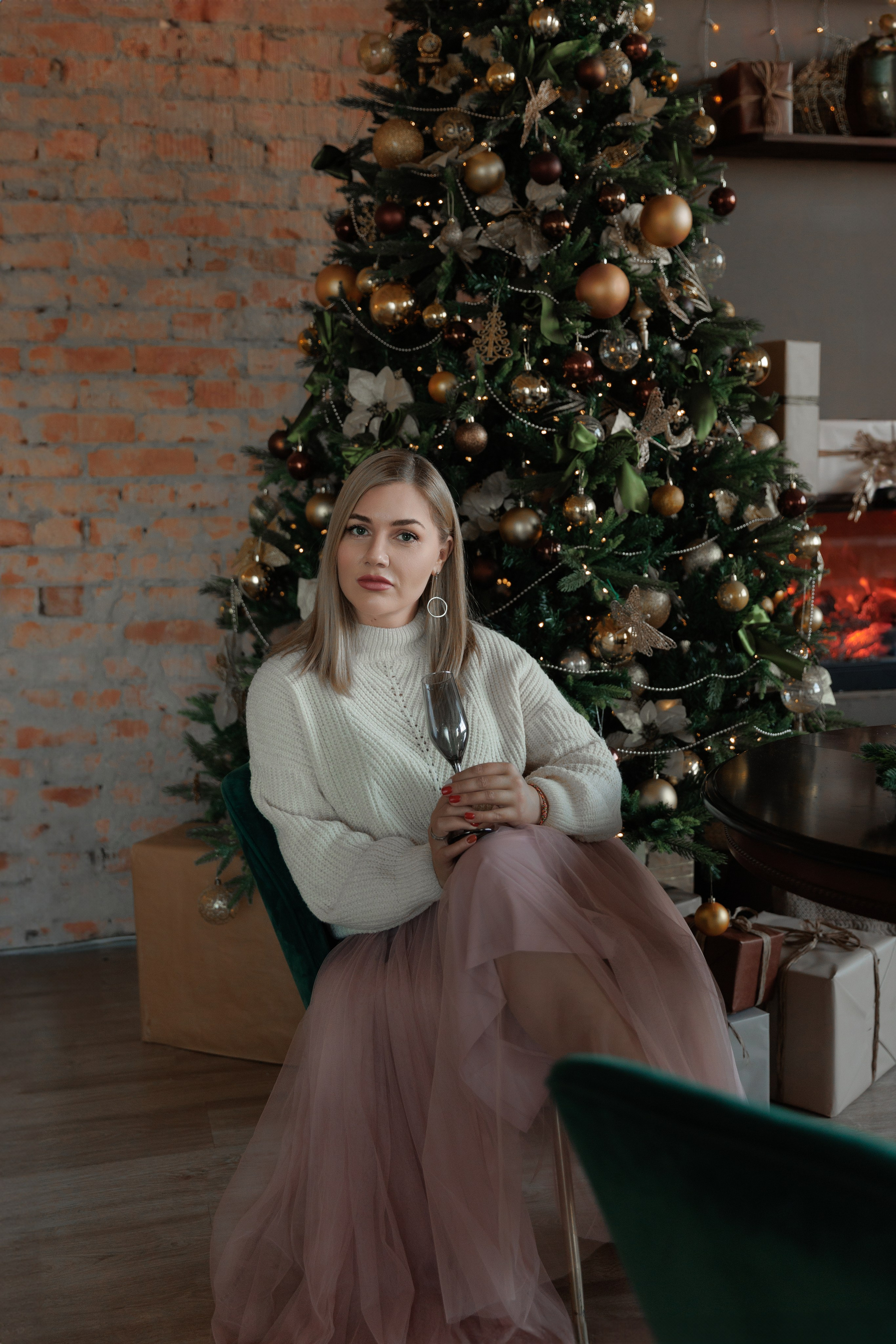 Новогодние фотосессии. Фотограф женского портрета, беременности и материнства Харькова Елена