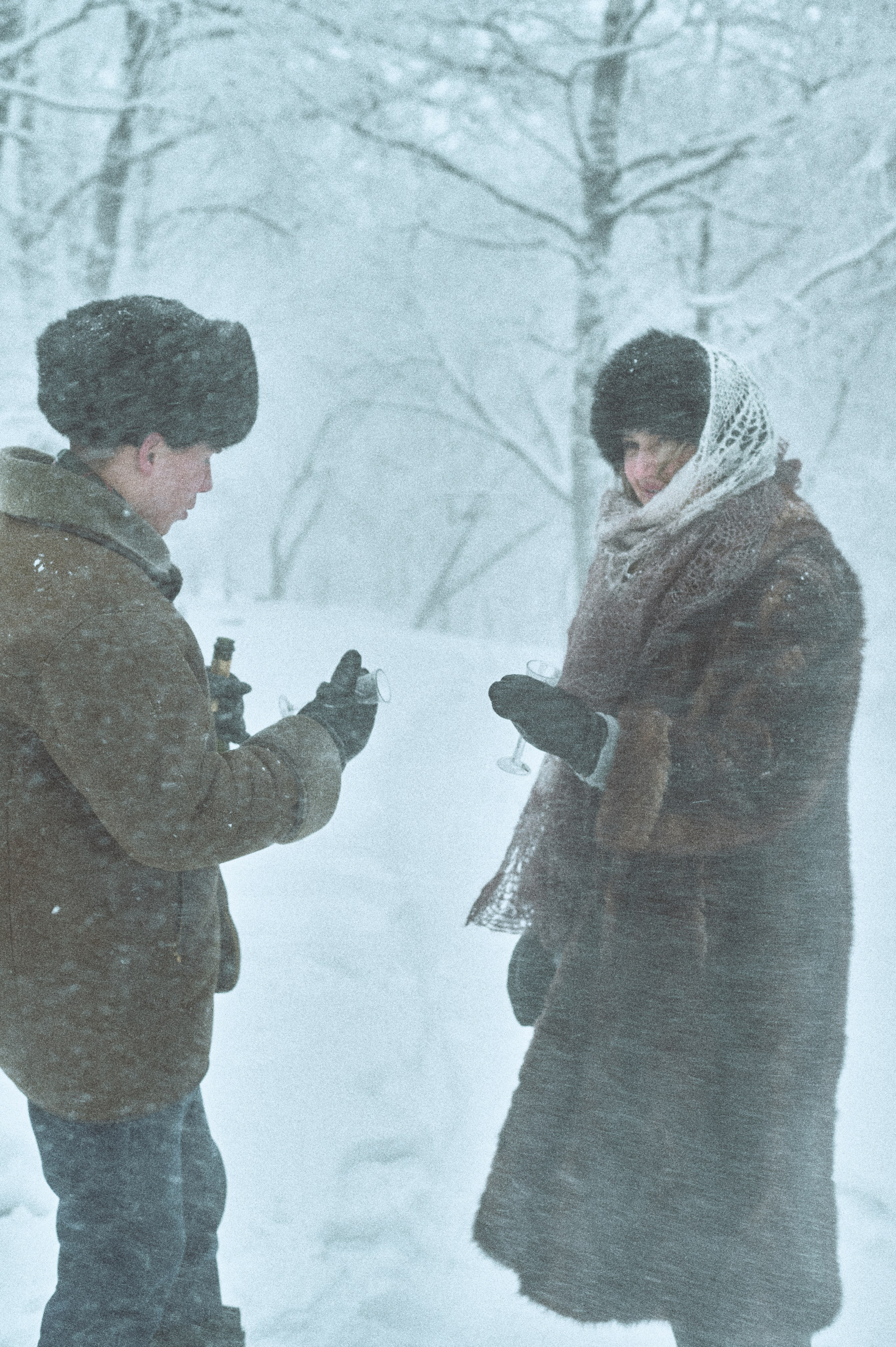 Арина и Кирилл. Вьюга. Женский фотограф в Череповце Даша Акулич