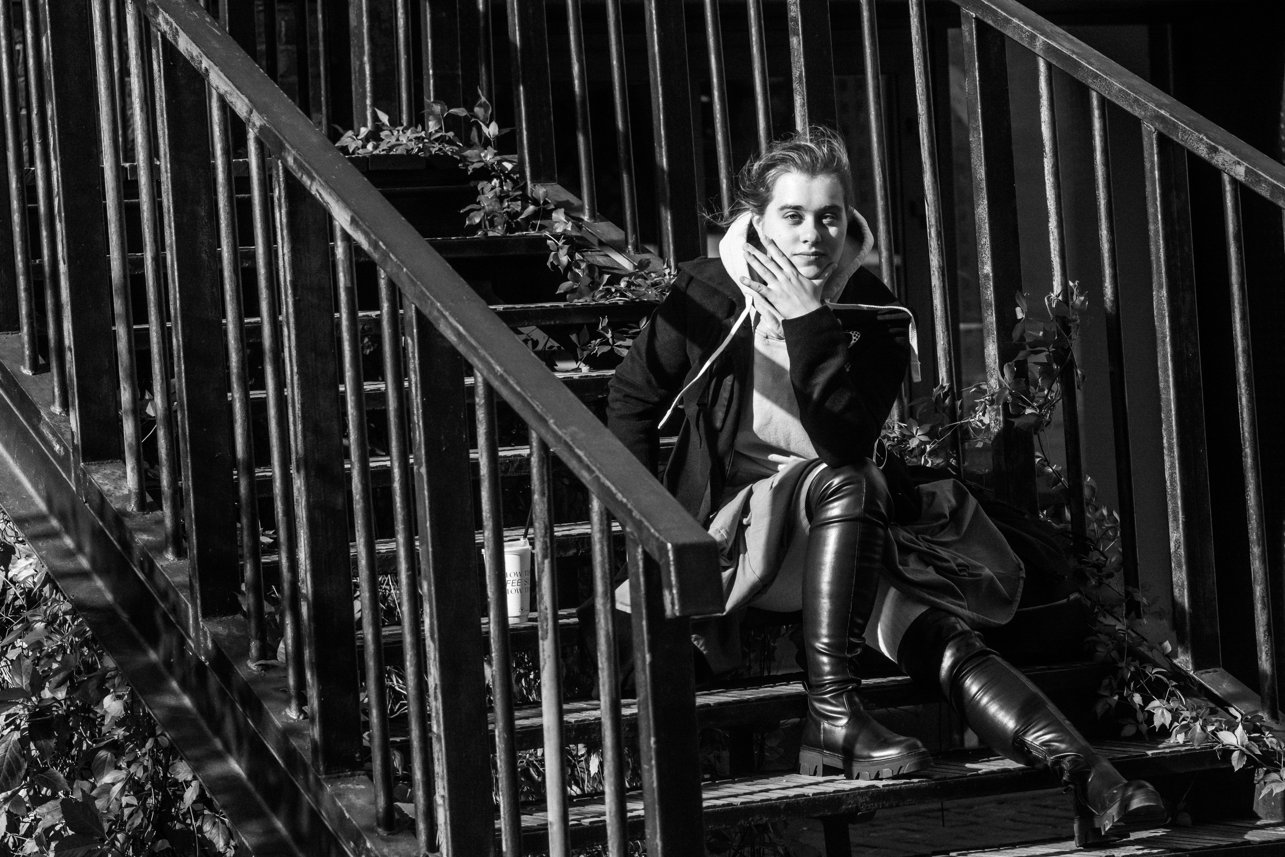 Съёмки на улице. Фотограф Елена Рогашкова