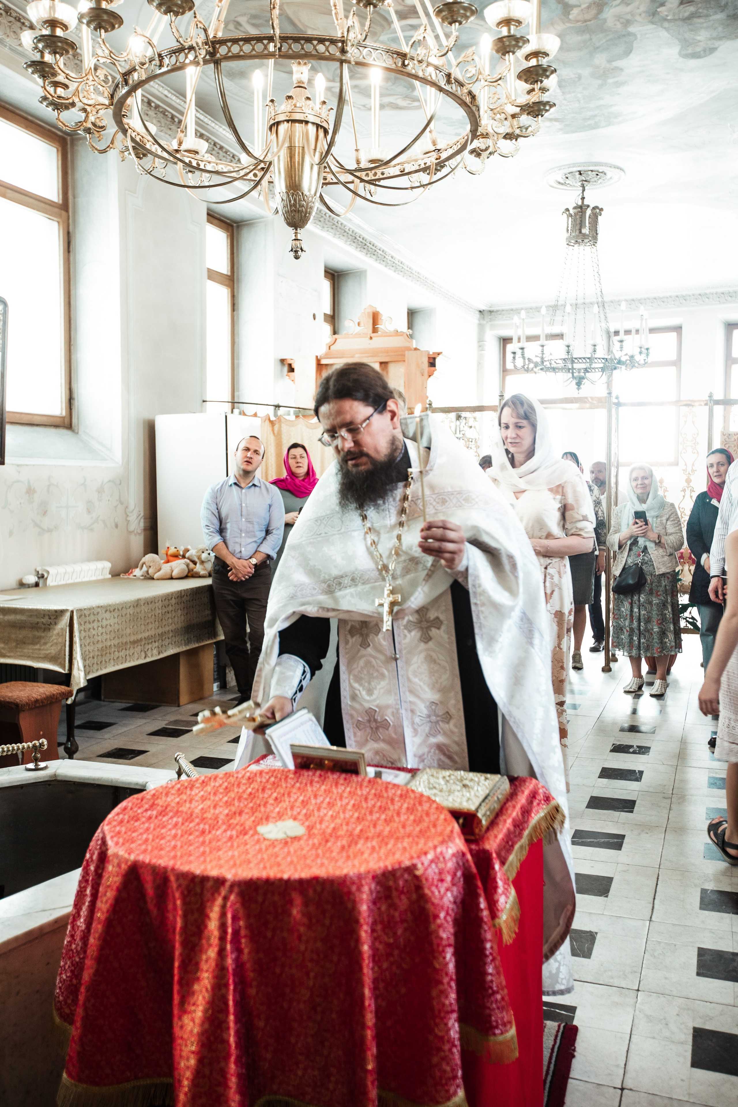 Крещение Николая в Елоховском Соборе. Фотосессии в Москве - фотограф Неонилла Ленко