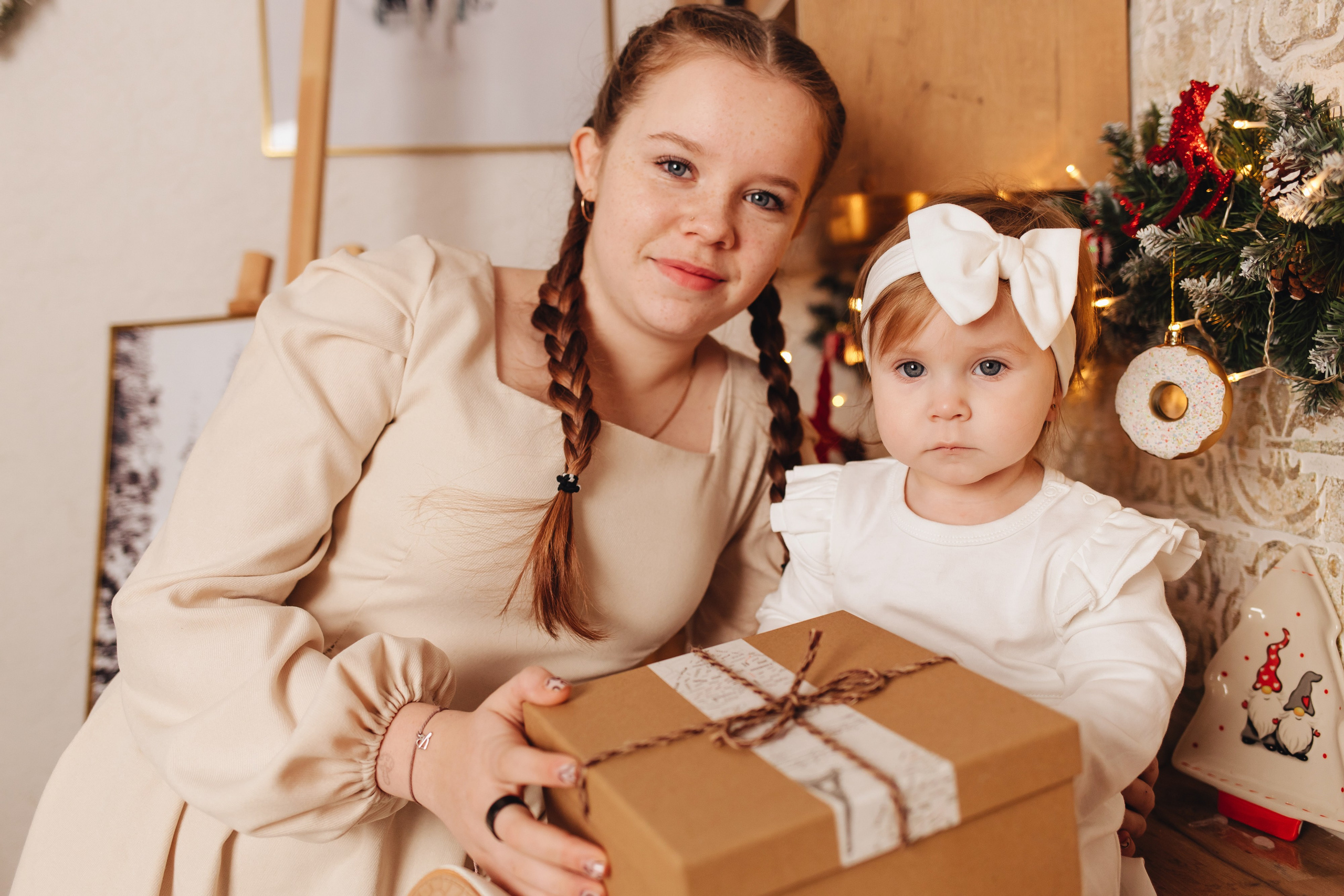 Семейная новогодняя фотосессия. Фотограф Елена Кириллова