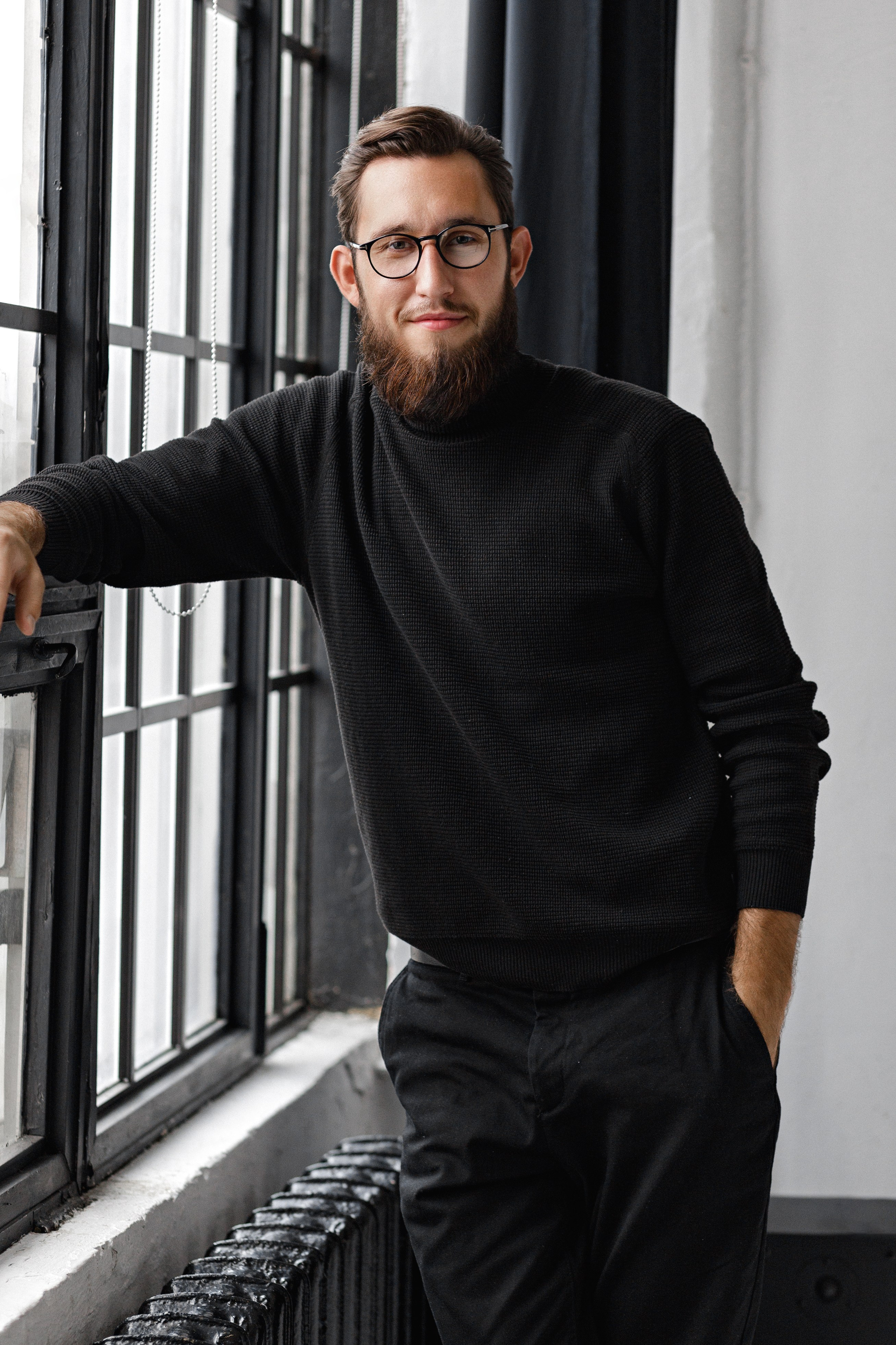 Мужская фотосессия для соцсетей