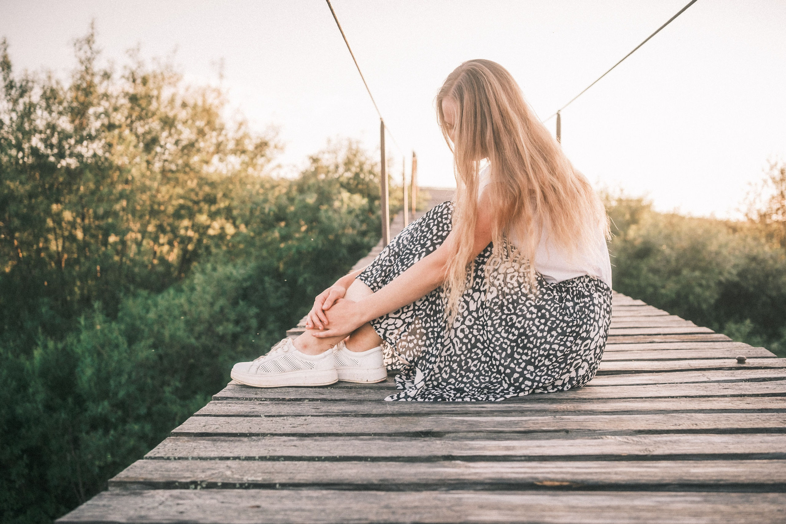 Полина на мосту. Фотограф в Москве Максим Скоробогатов