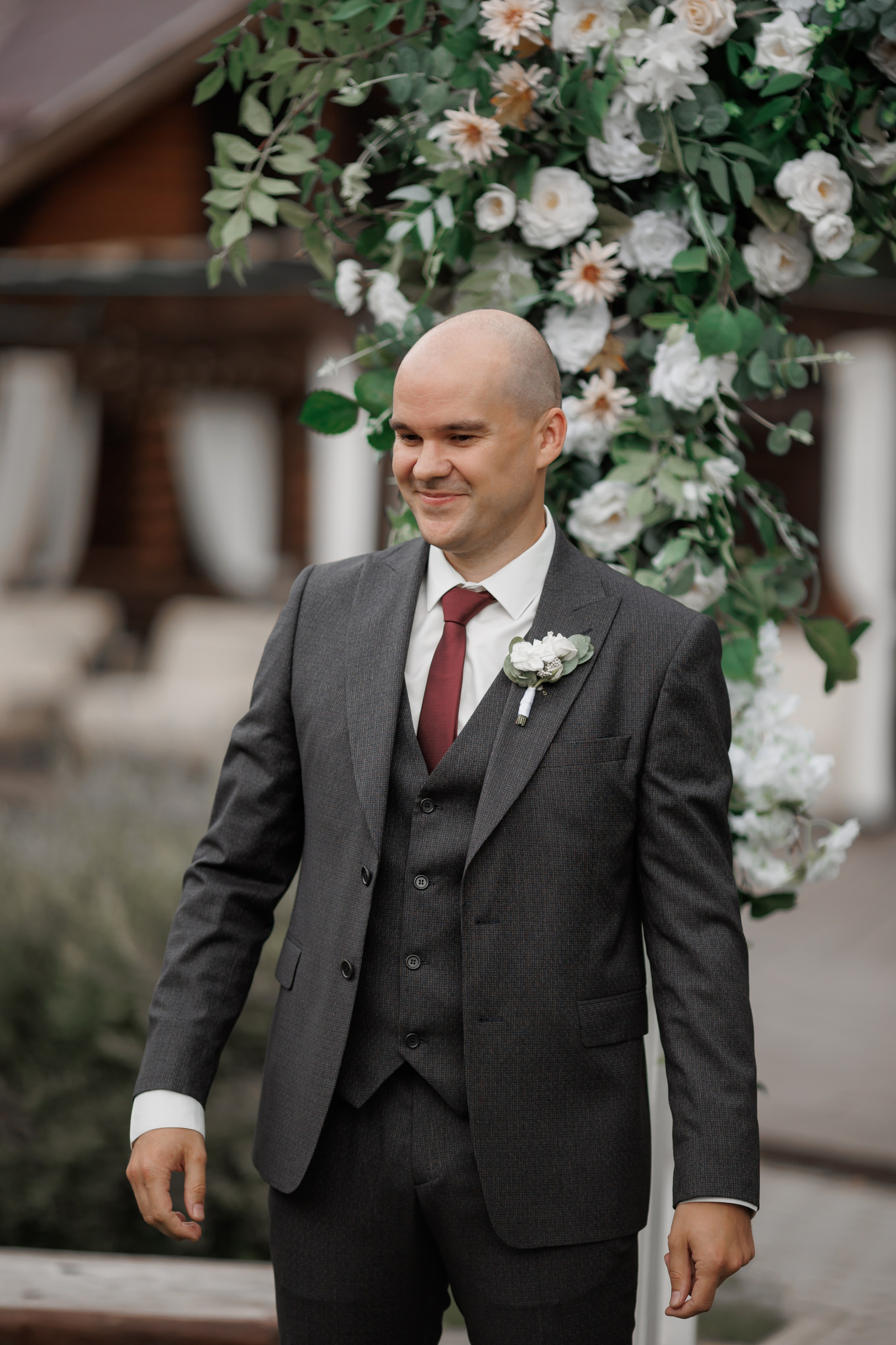 Полина и Дмитрий, загородный клуб «Барин», ЗАГС в г. Пушкино. Свадебный и репортажный фотограф (Москва, Королев и другие)