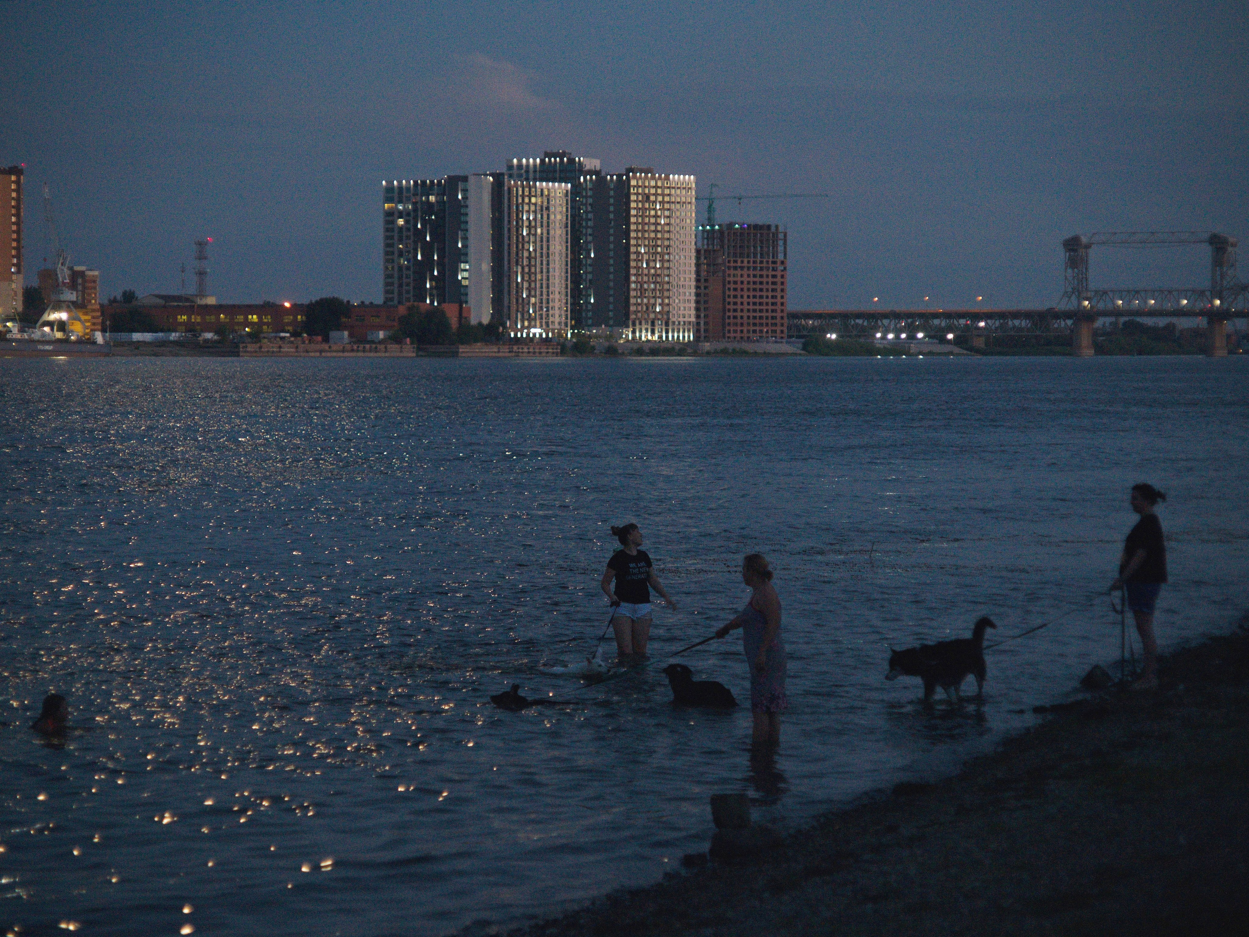 City beach in the Trusovsky district