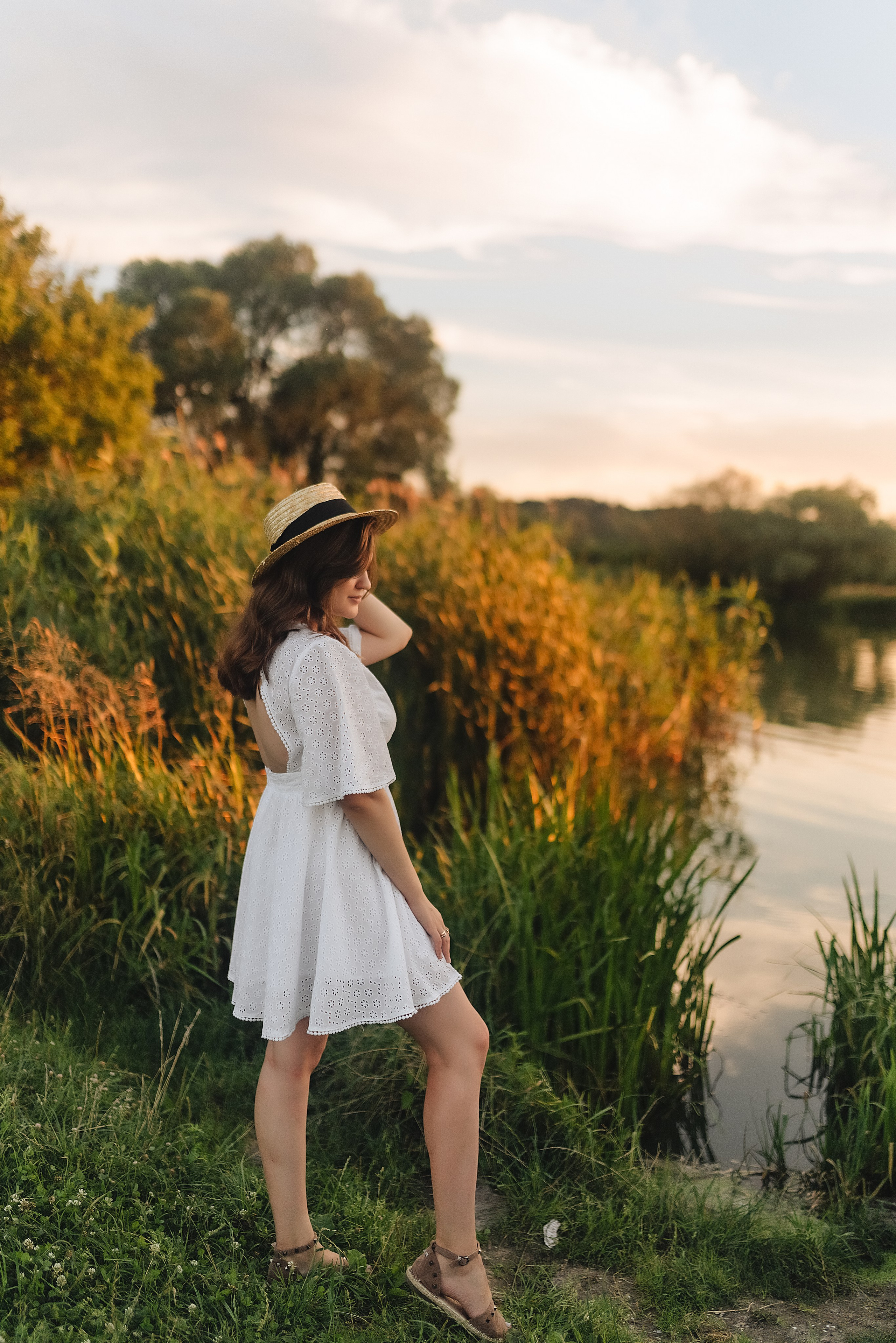 Светлана, Сергей и Женя | Семейная съемка на закате. Фотограф Карина Шмулёва. Воронеж и область