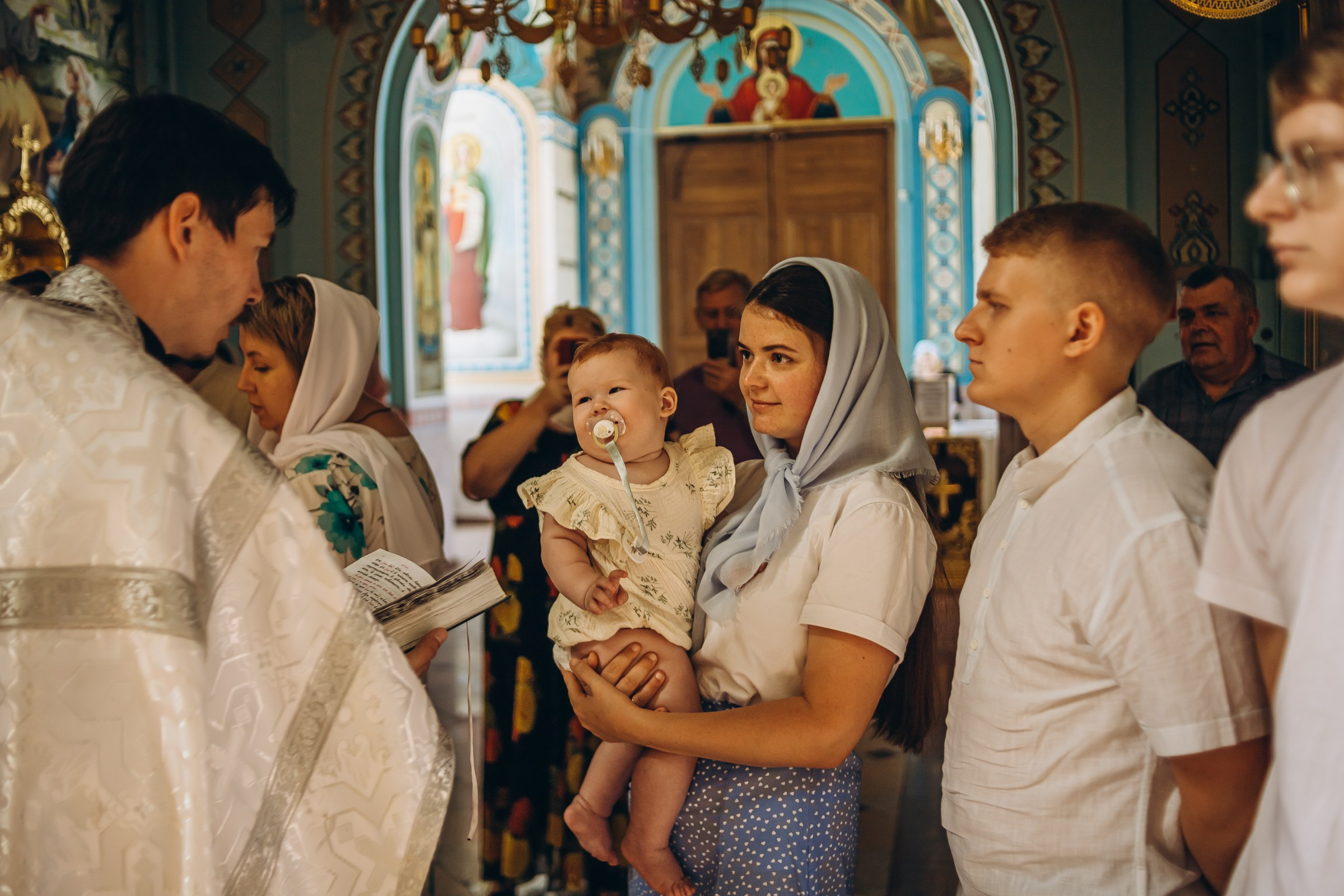 Крещение Надежды. Семейный фотограф в Волгодонске Краченцева Анна