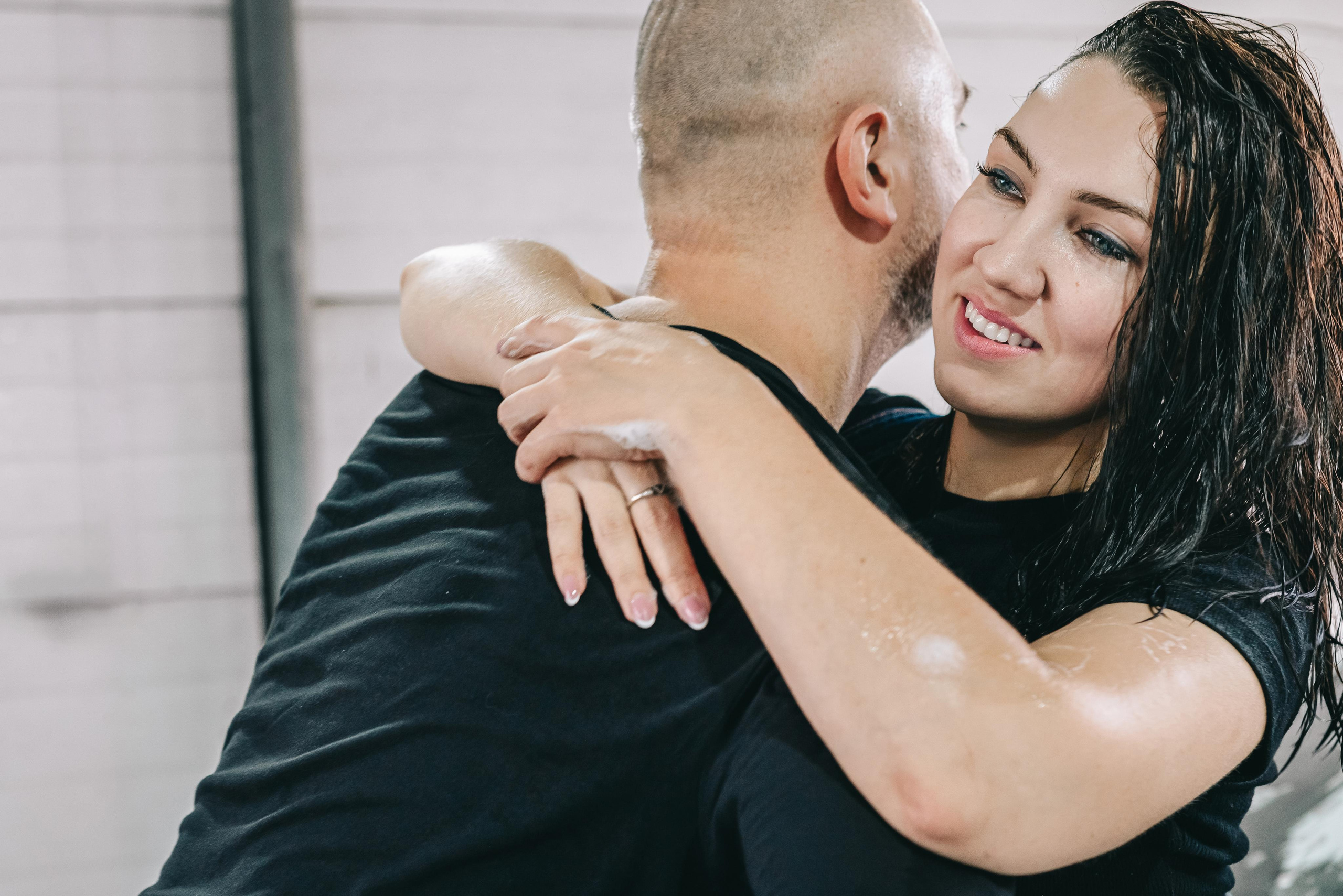 Love Story фотосессия на автомойке Кемерово