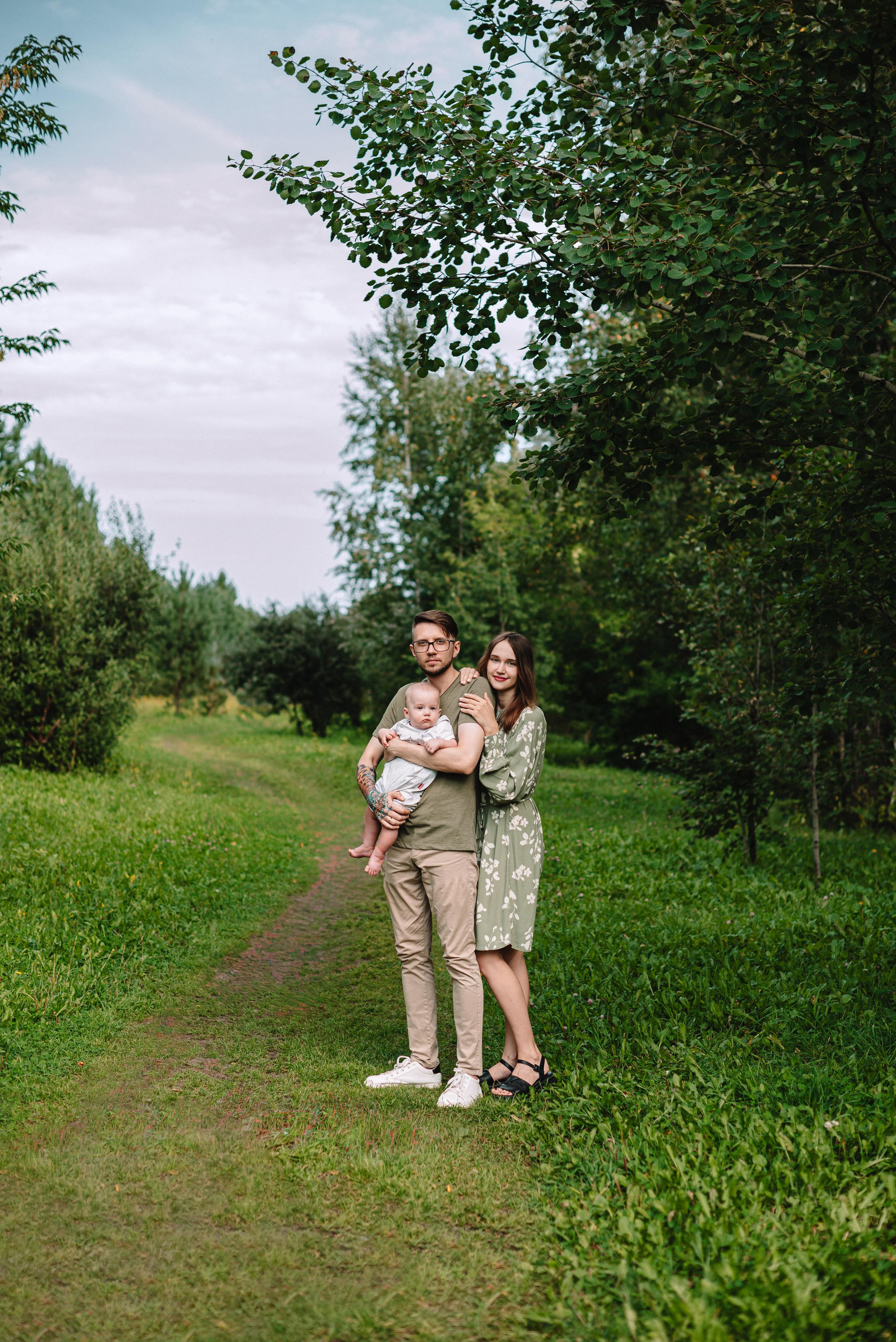 Семейная фотосессия в парке Кемерово