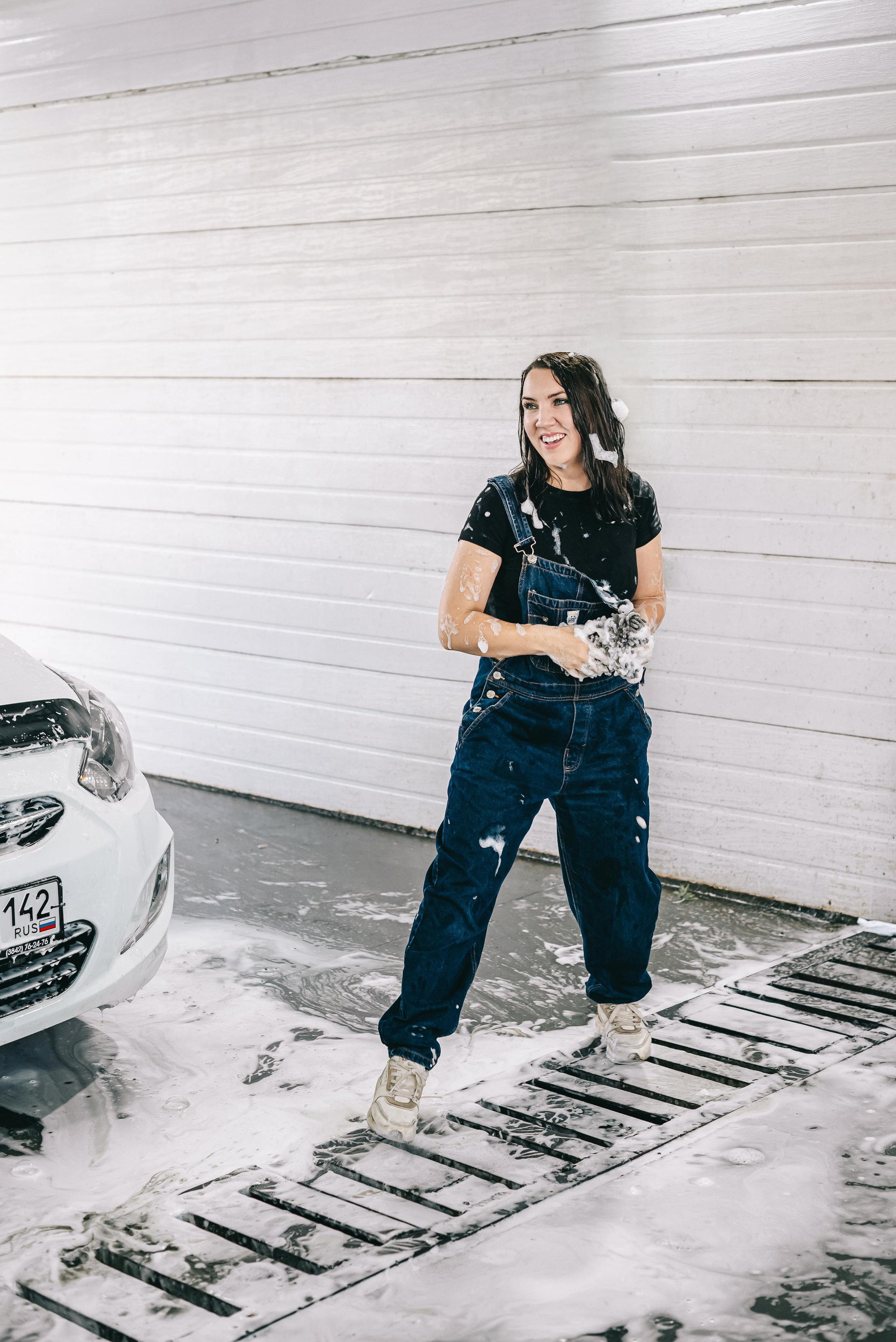 Love Story фотосессия на автомойке Кемерово