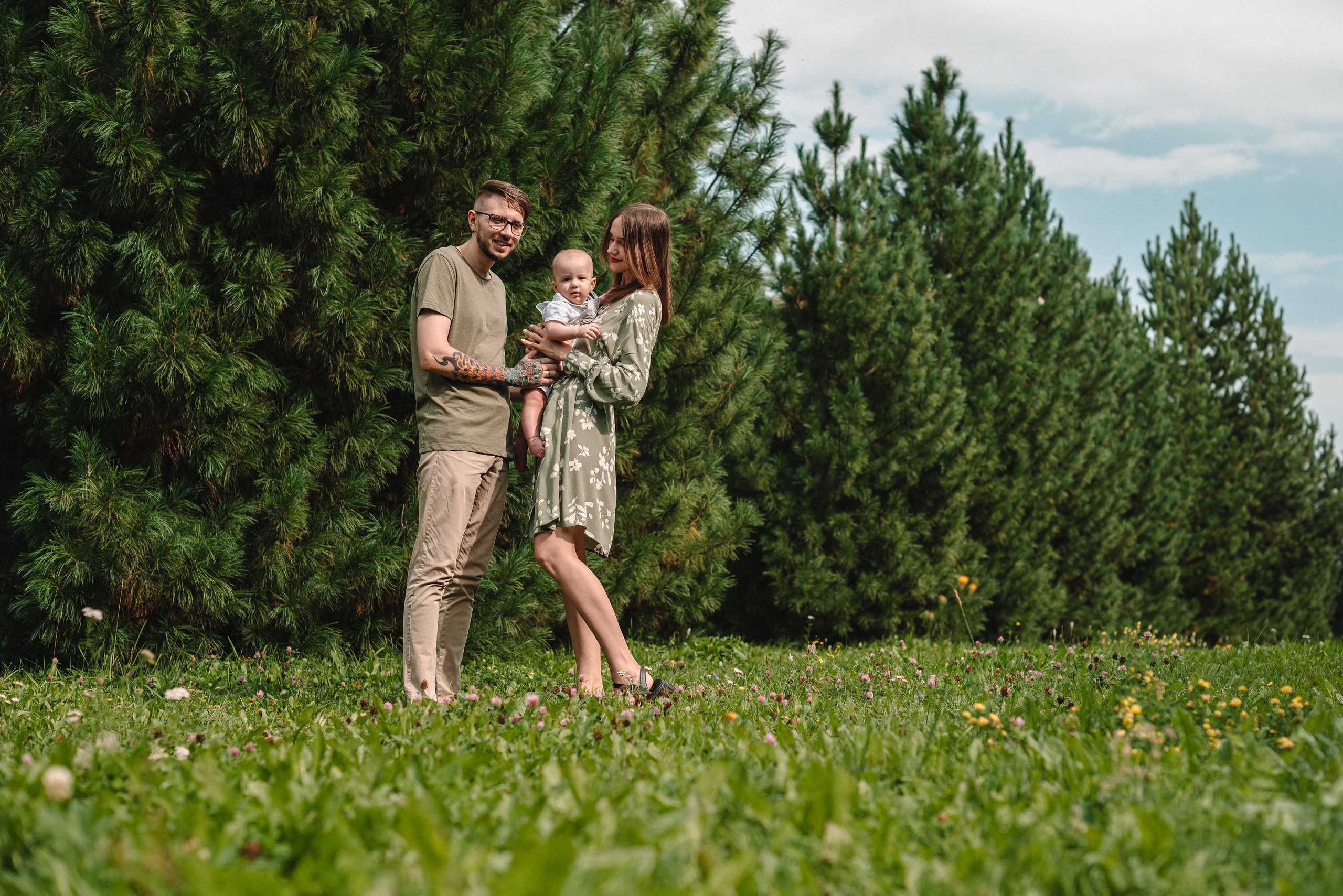Семейная фотосессия в парке Кемерово