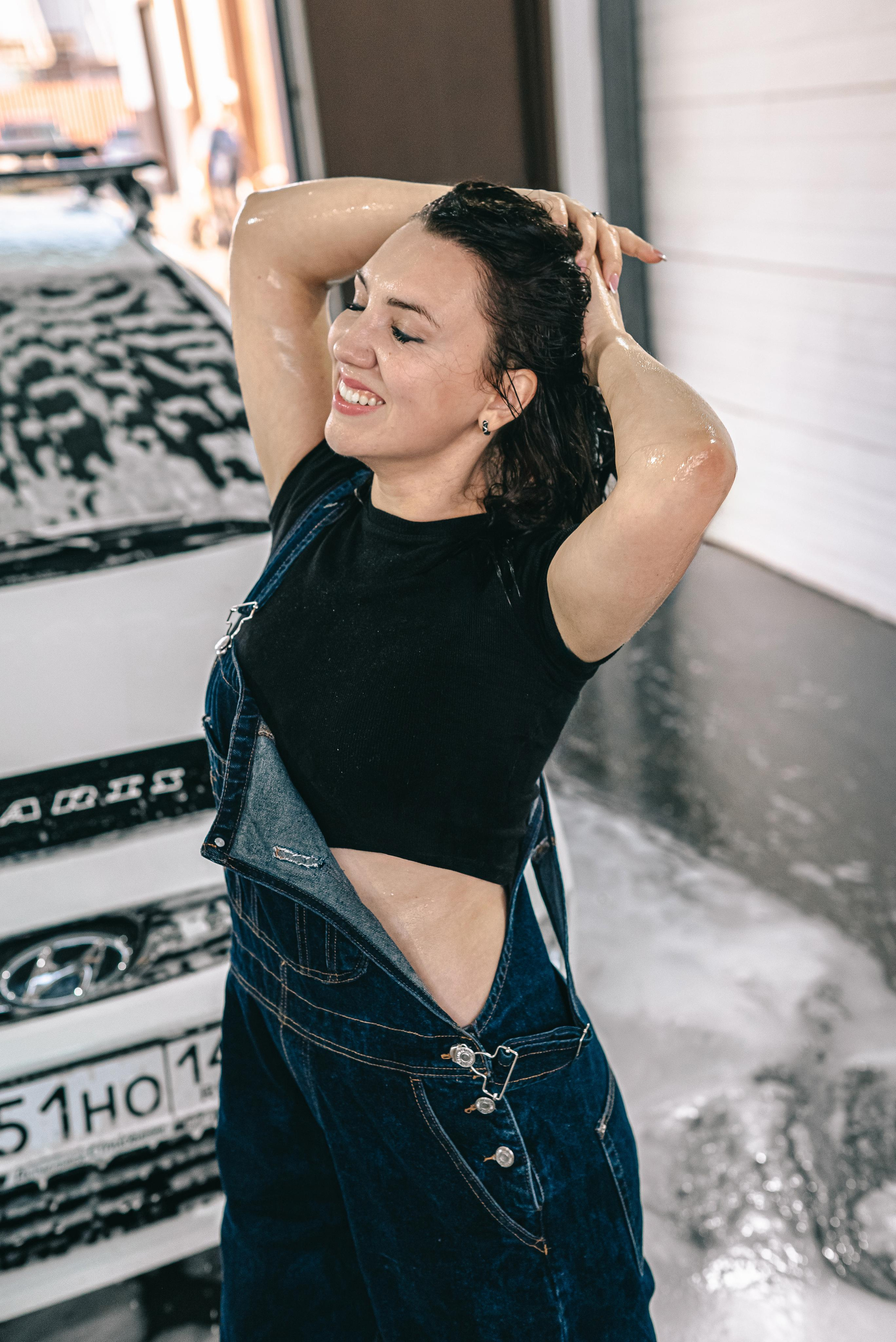 Love Story фотосессия на автомойке Кемерово