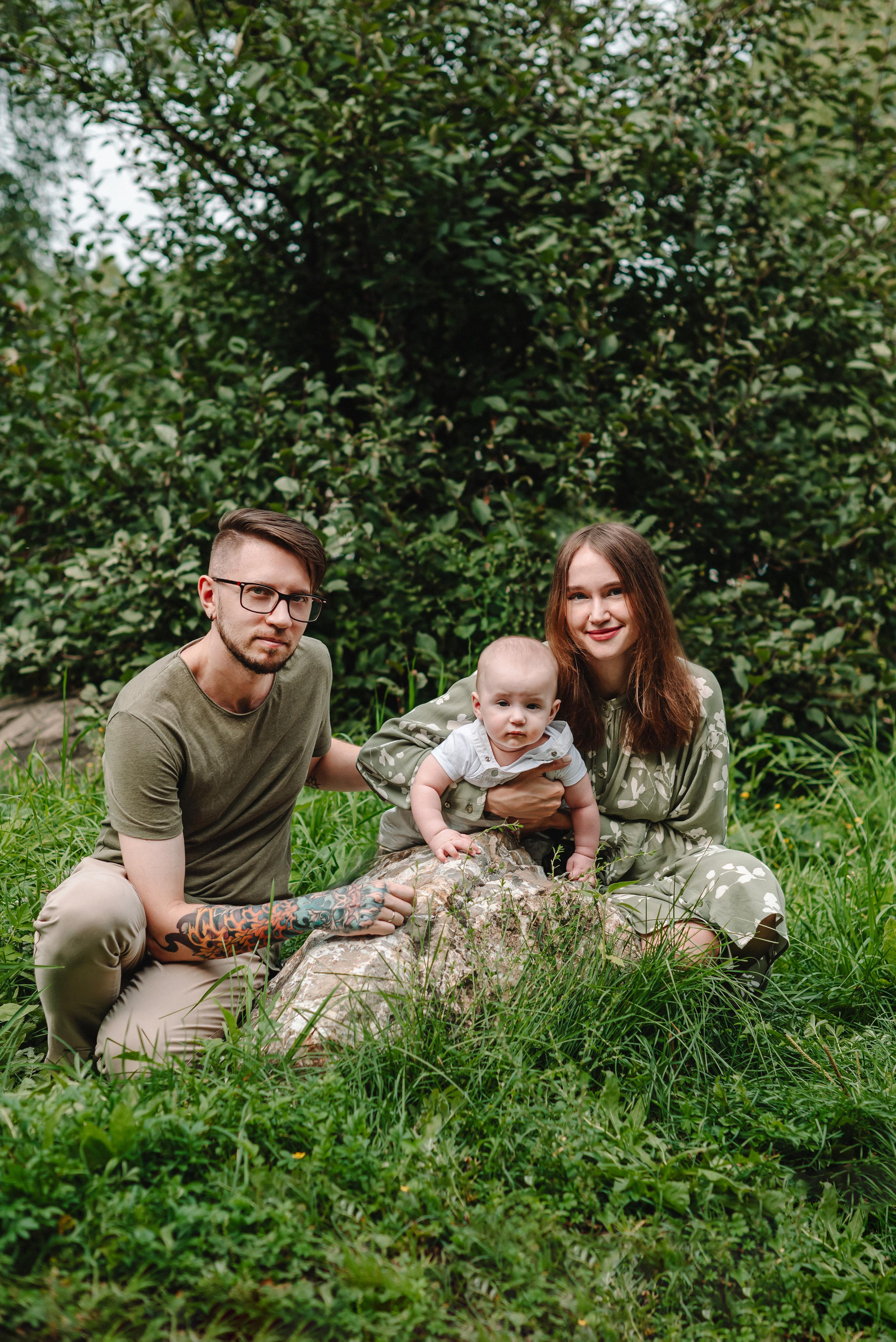 Семейная фотосессия в парке Кемерово